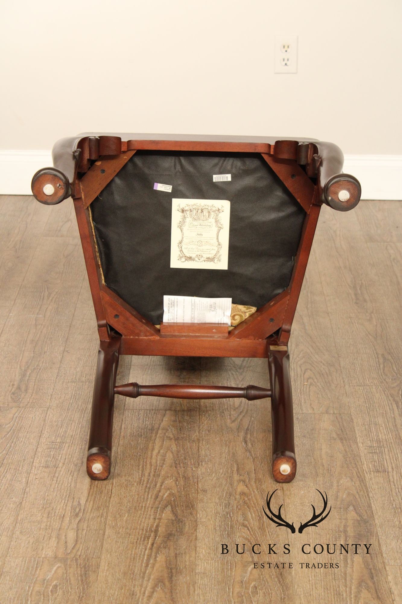 Stickley Williamsburg Reserve Set Of Six Mahogany Queen Anne Side Dining Chairs