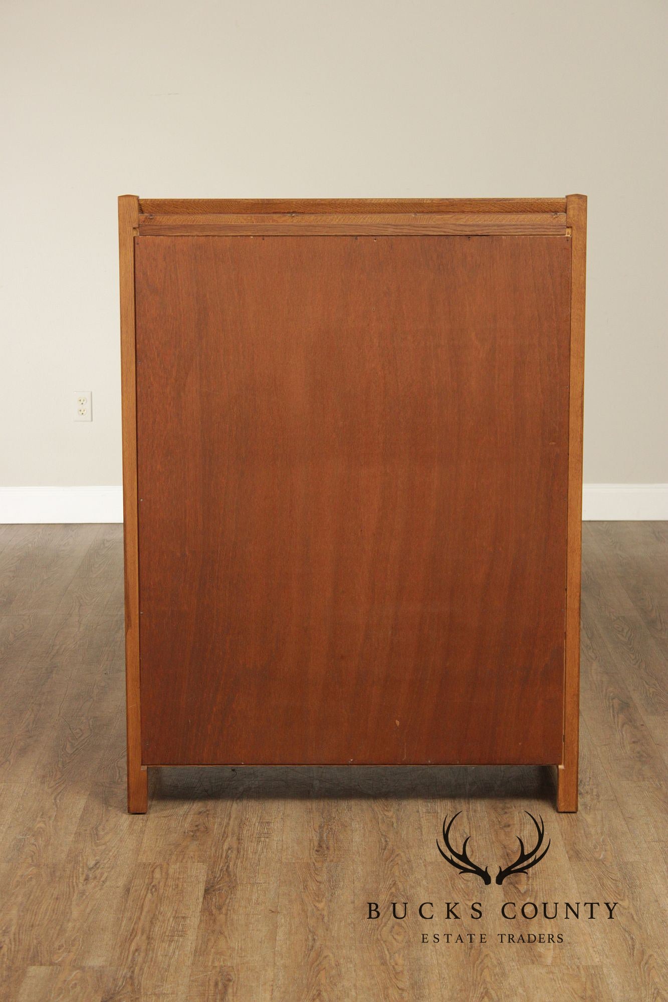 Stickley Mission Collection Oak Tall Chest Of Drawers