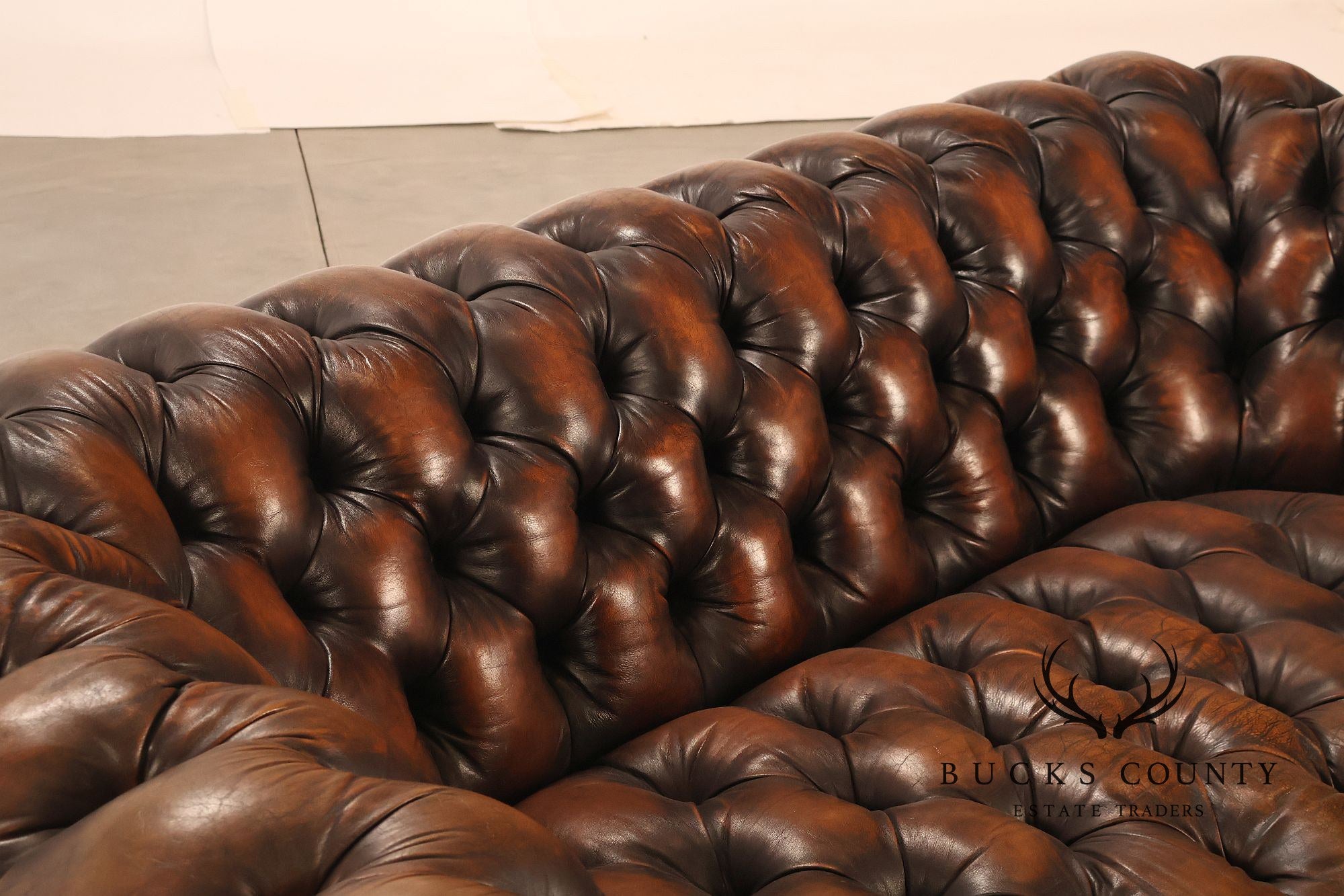 Hancock & Moore Leather Chesterfield Sofa