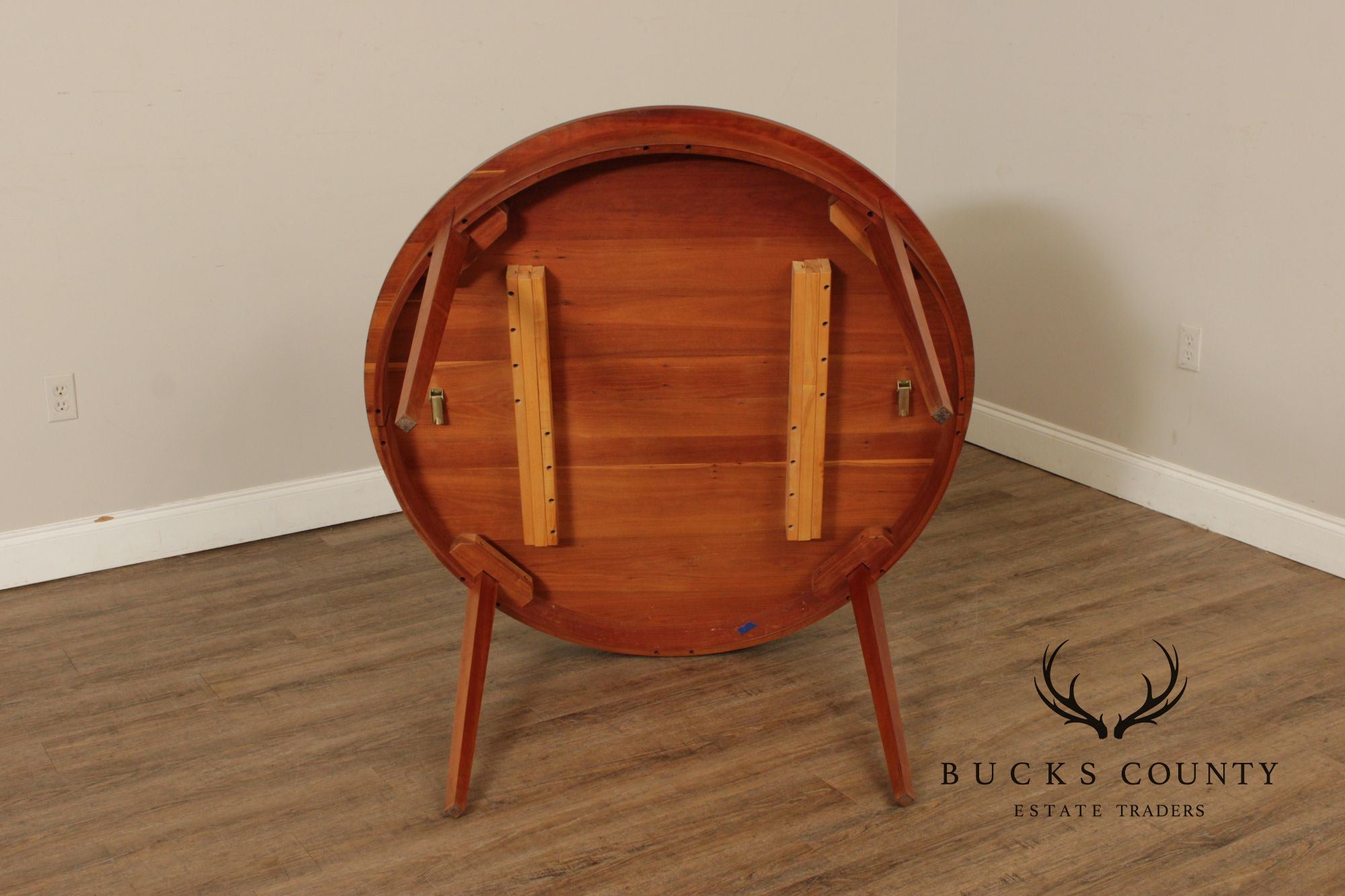 Thomas Moser Round Cherry Expandable Dining Table