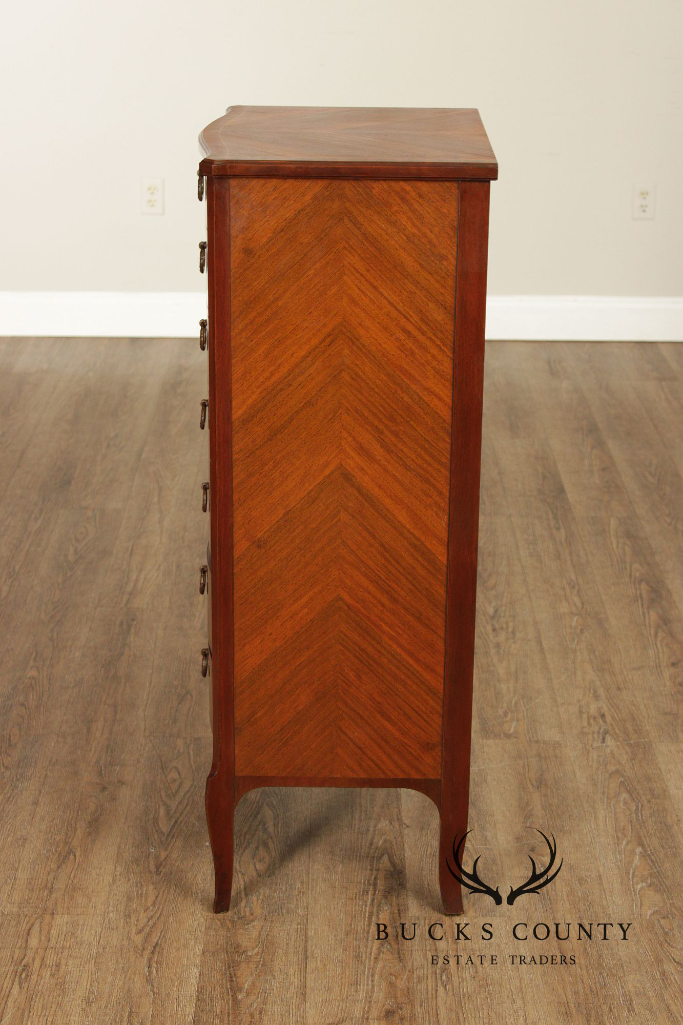 Schmieg & Kotzian Louis XV Style Satinwood Lingerie Chest