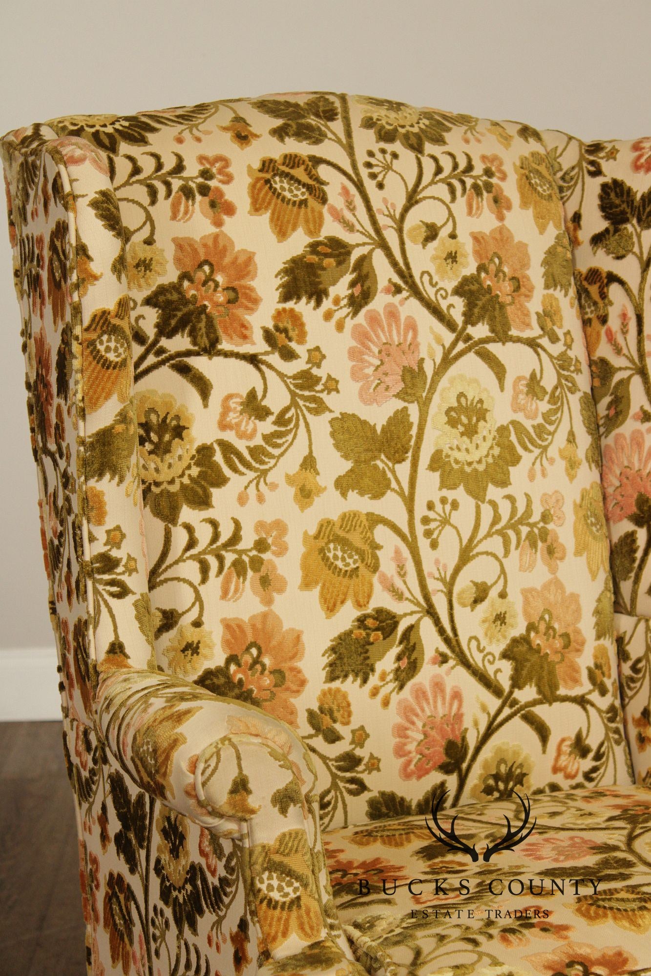 Hickory Chair Vintage Pair Of Wingback Chairs