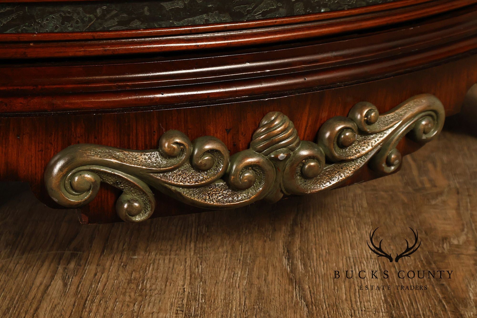 Maitland-Smith Pair Of Mahogany Three Drawer Chest Nightstands