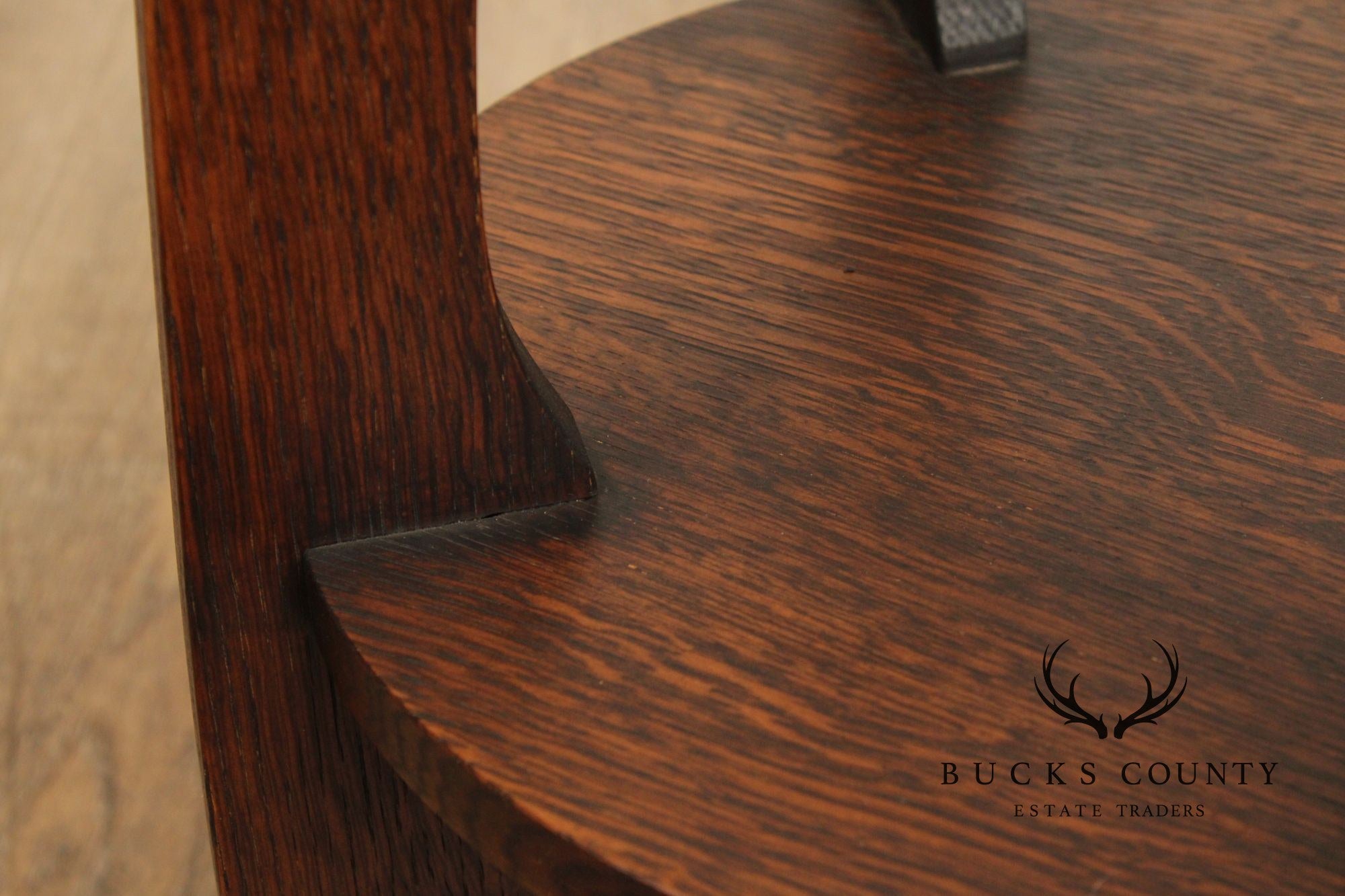 Warren Hile Studio Custom Crafted Mission Oak Fern Stand