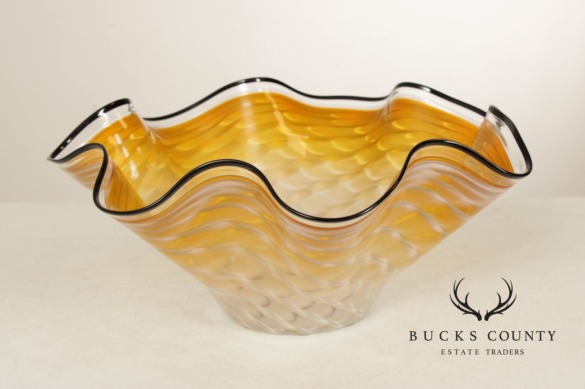 La Chaussee Contemporary Art Glass Bowl