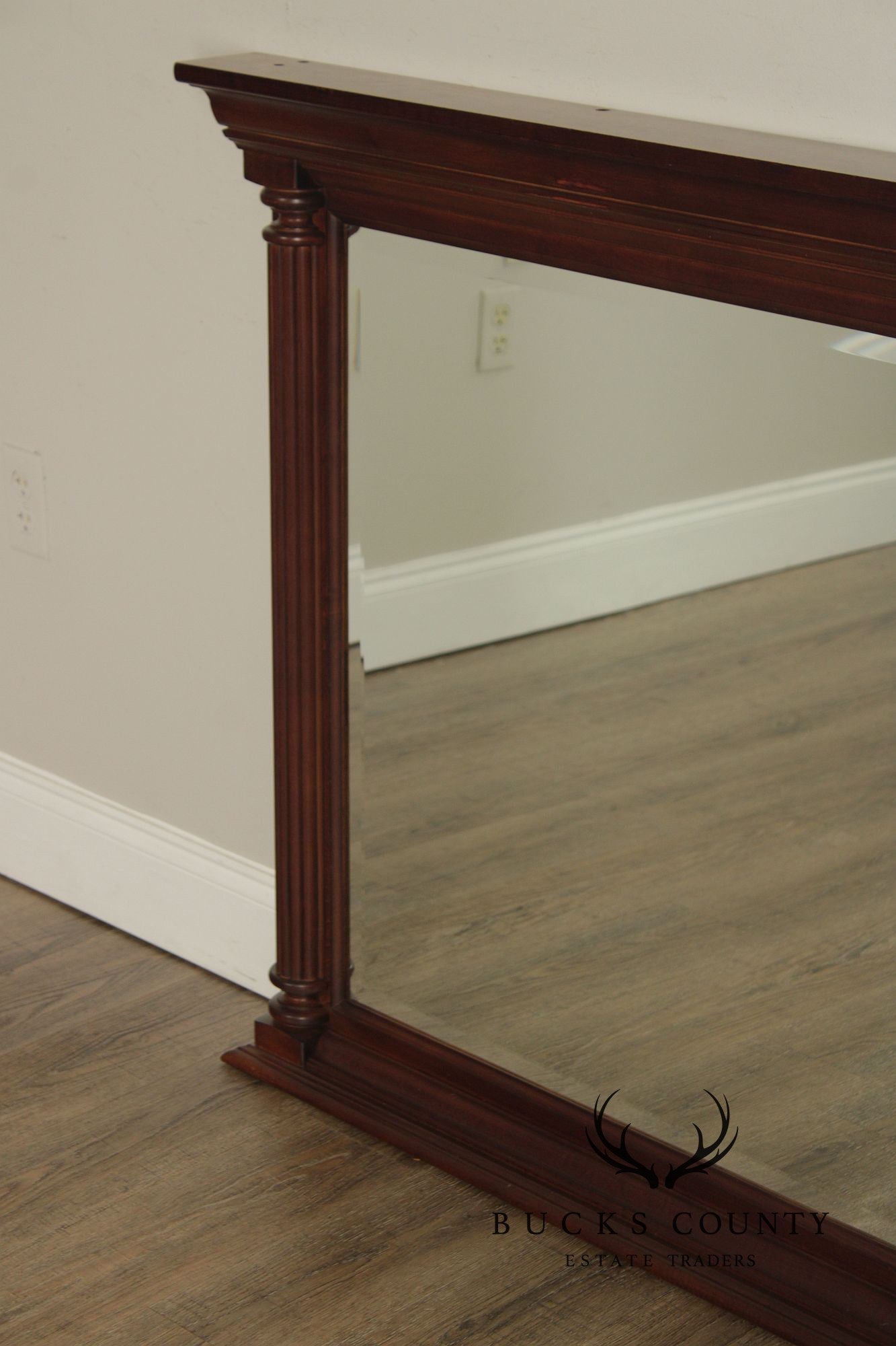 Durham furniture Savile Row Landscape Maple Dresser Mirror