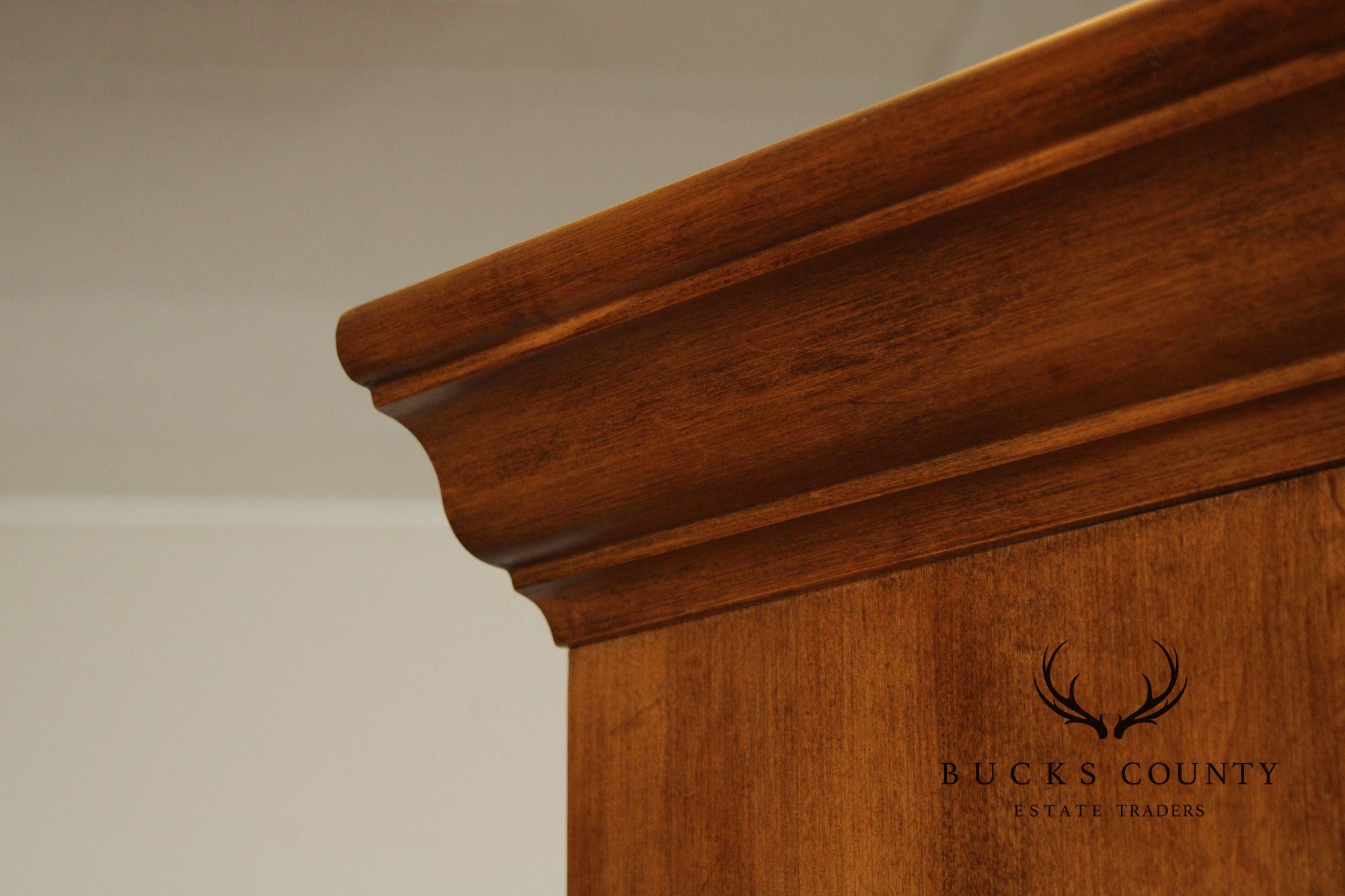 Ethan Allen 1776 Collection Maple Lighted China Cabinet