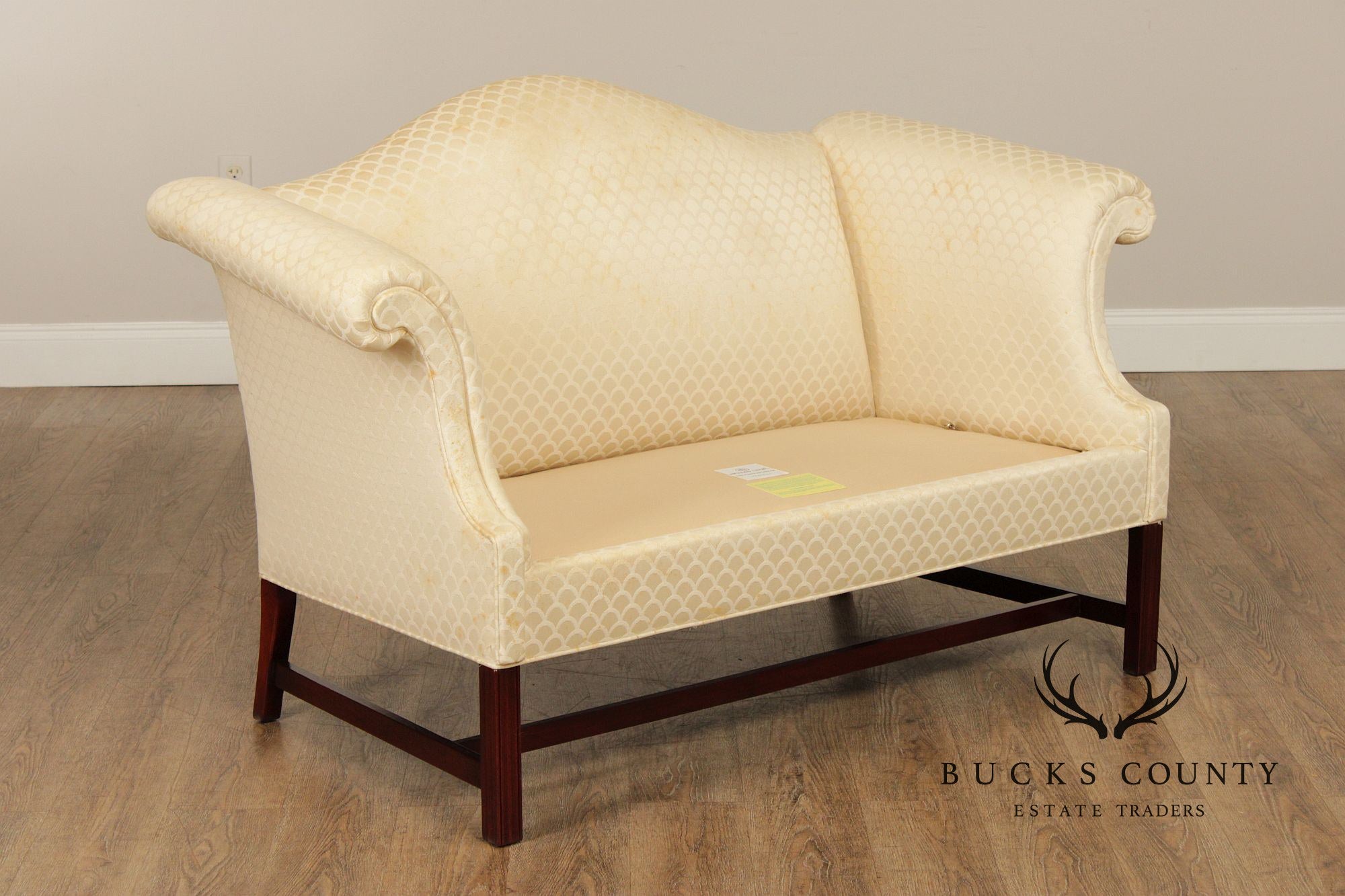 Hickory Chair Chippendale Style Pair Of Upholstered Loveseats Frames