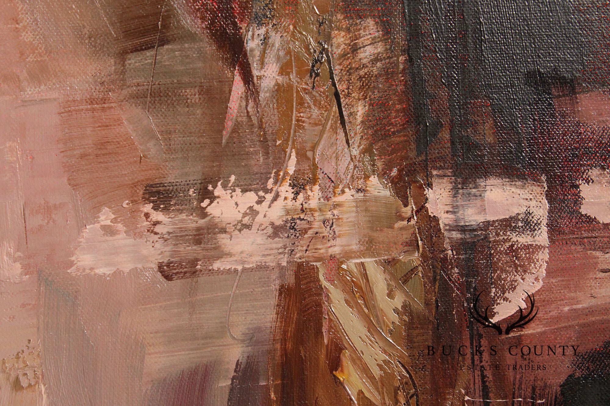 Aron Belka Oil on Canvas, 'Self Portrait'