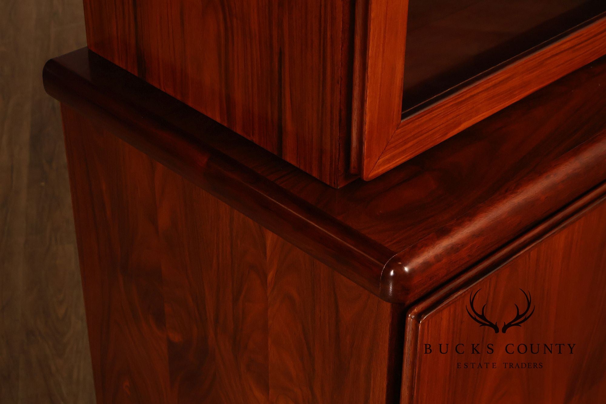 Skovby Danish Modern Rosewood Display China Cabinet