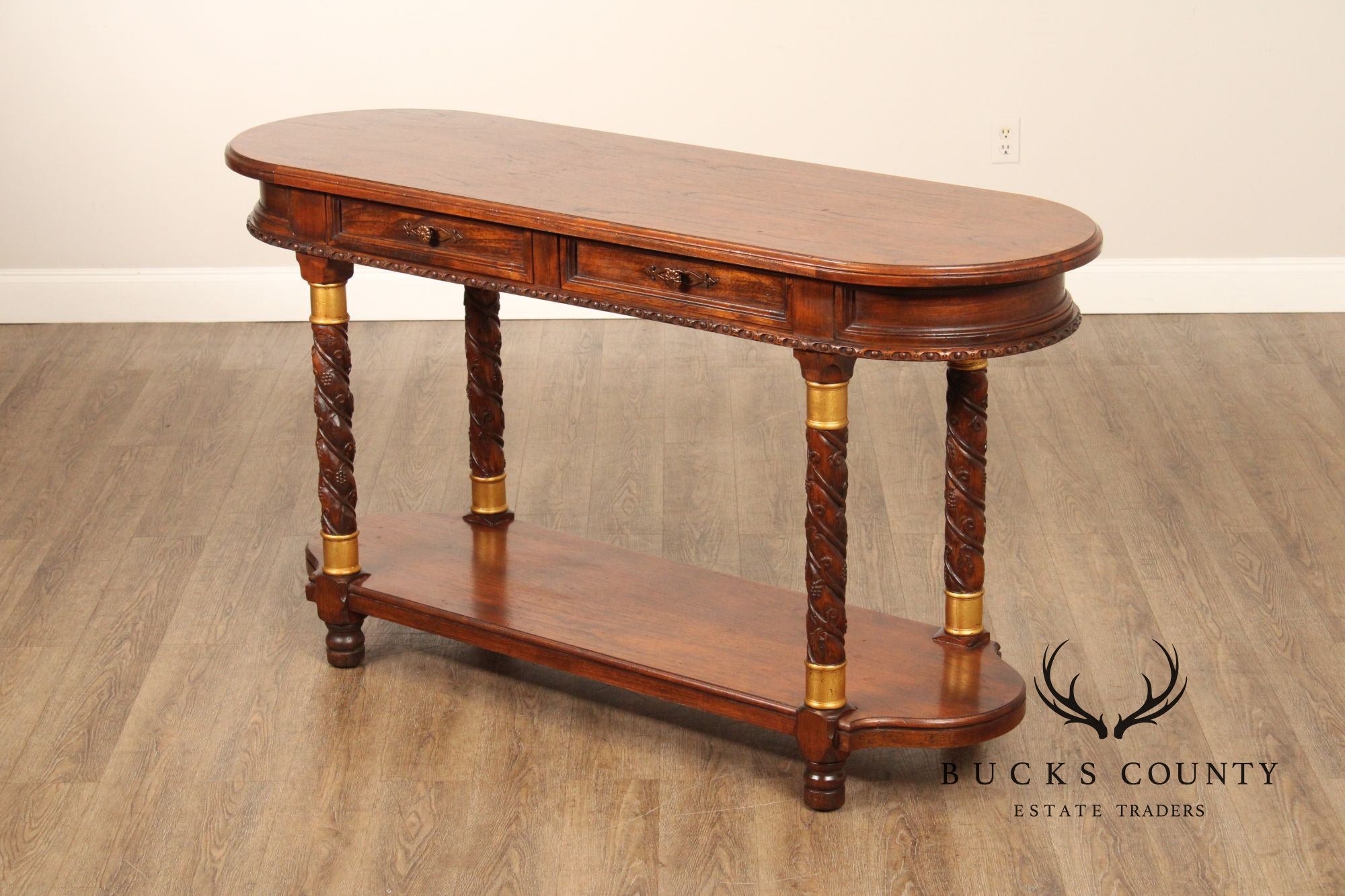 Continental Style Narrow Console Table or Server