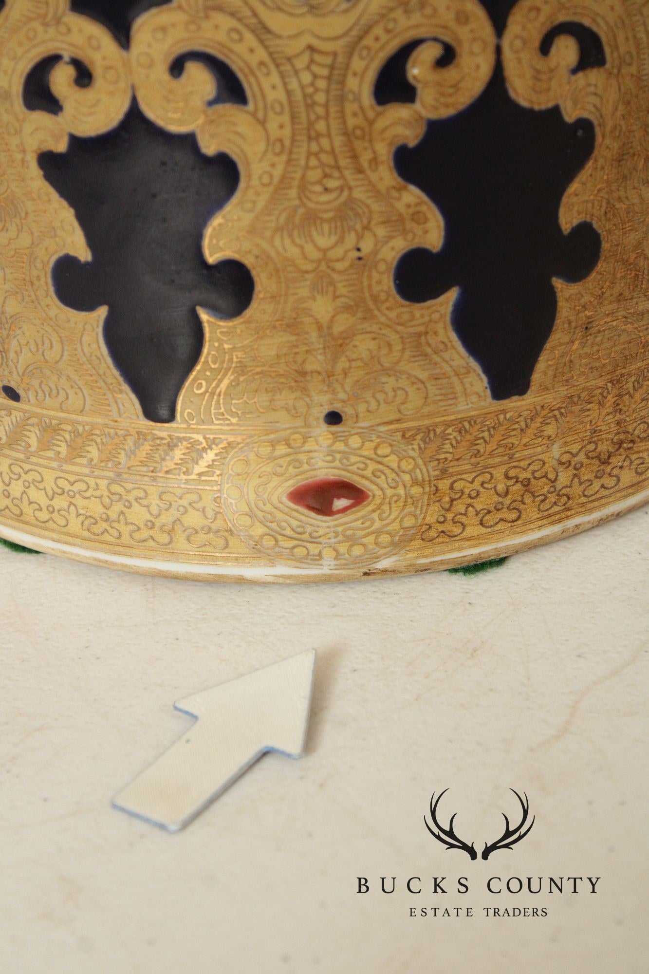 Vintage Chinese Pair of Satsuma Floor Vases