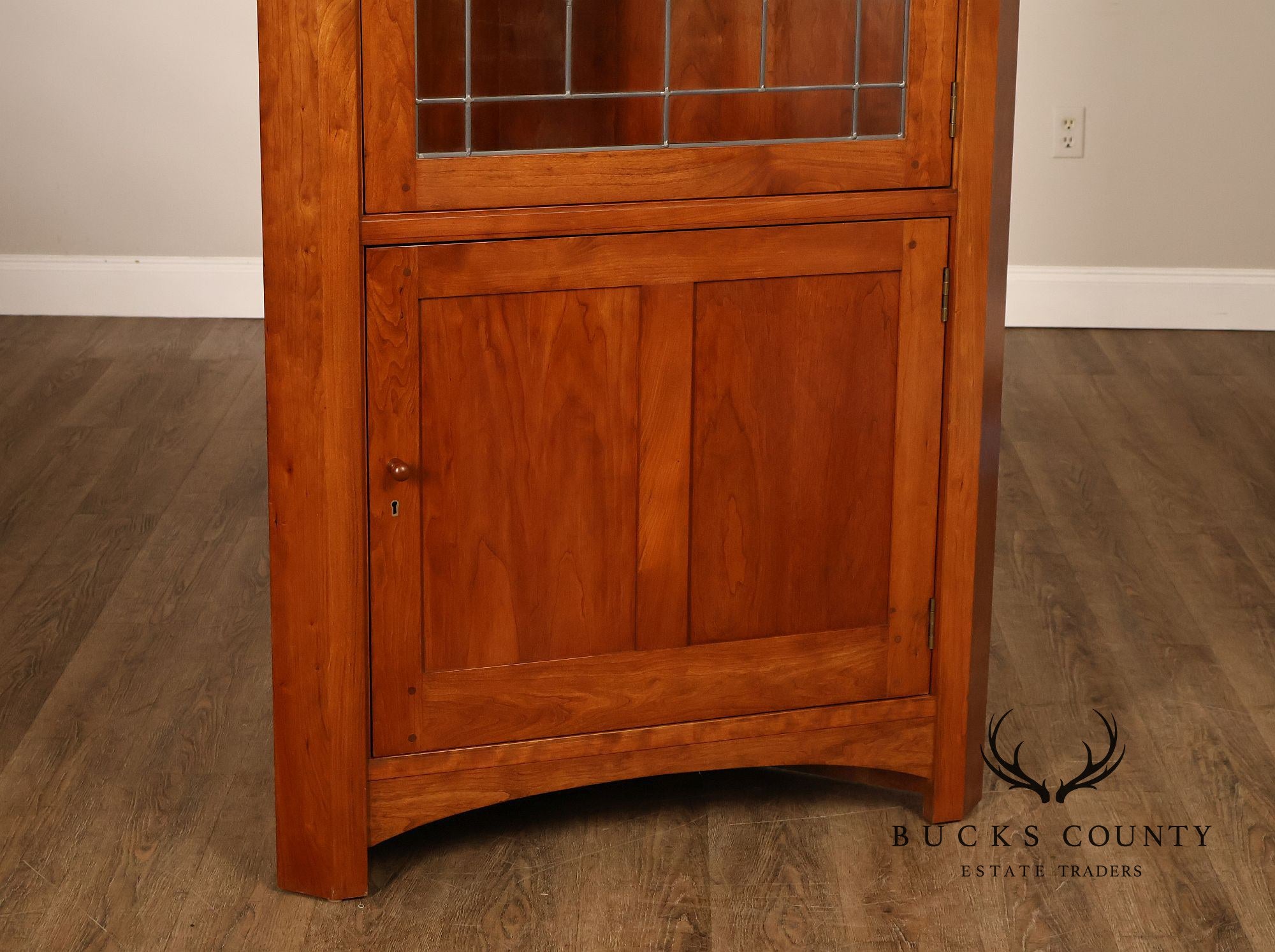 Stickley Mission Collection Cherry Corner Cabinet