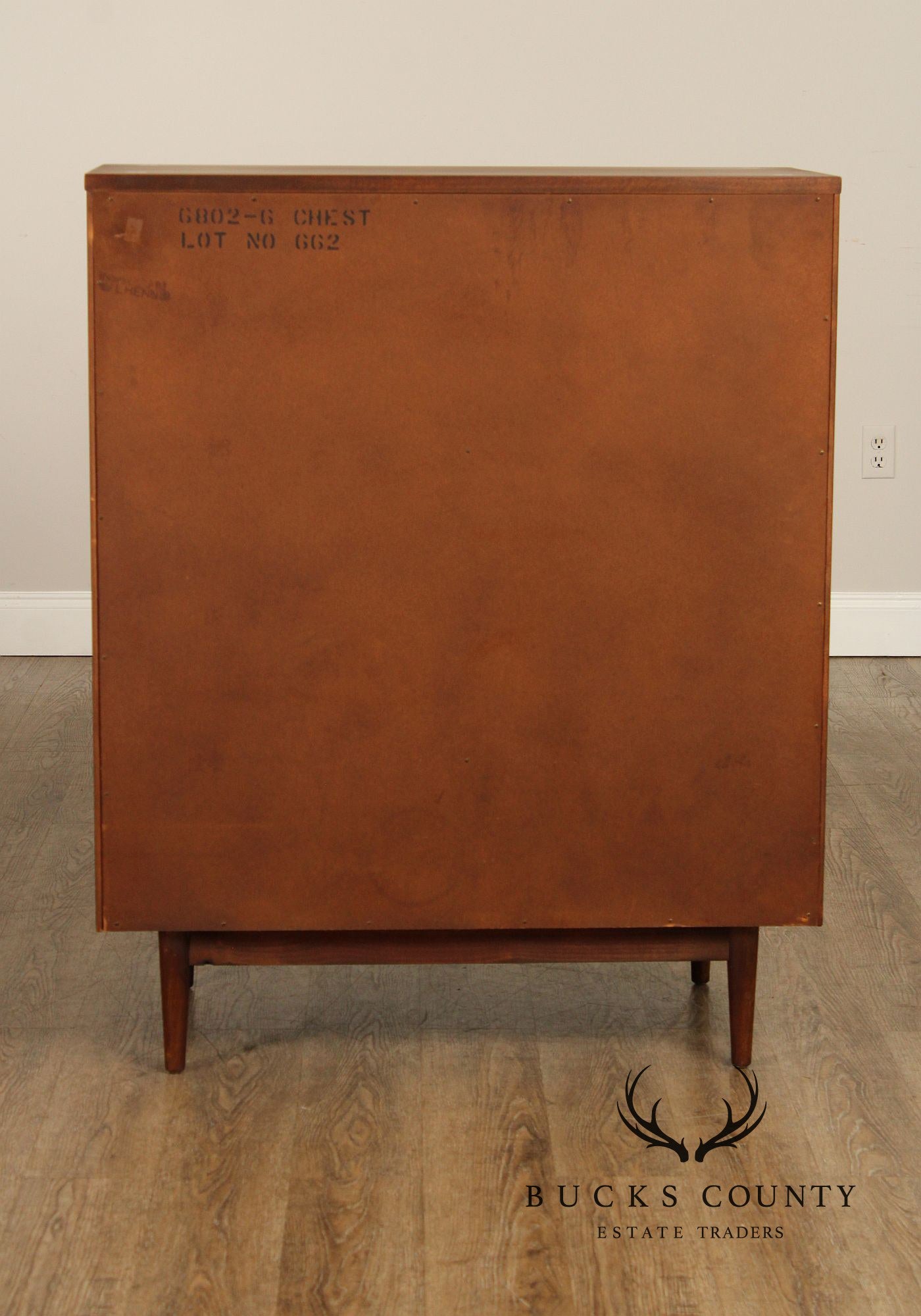 American of Martinsville Mid Century Modern Tall Chest