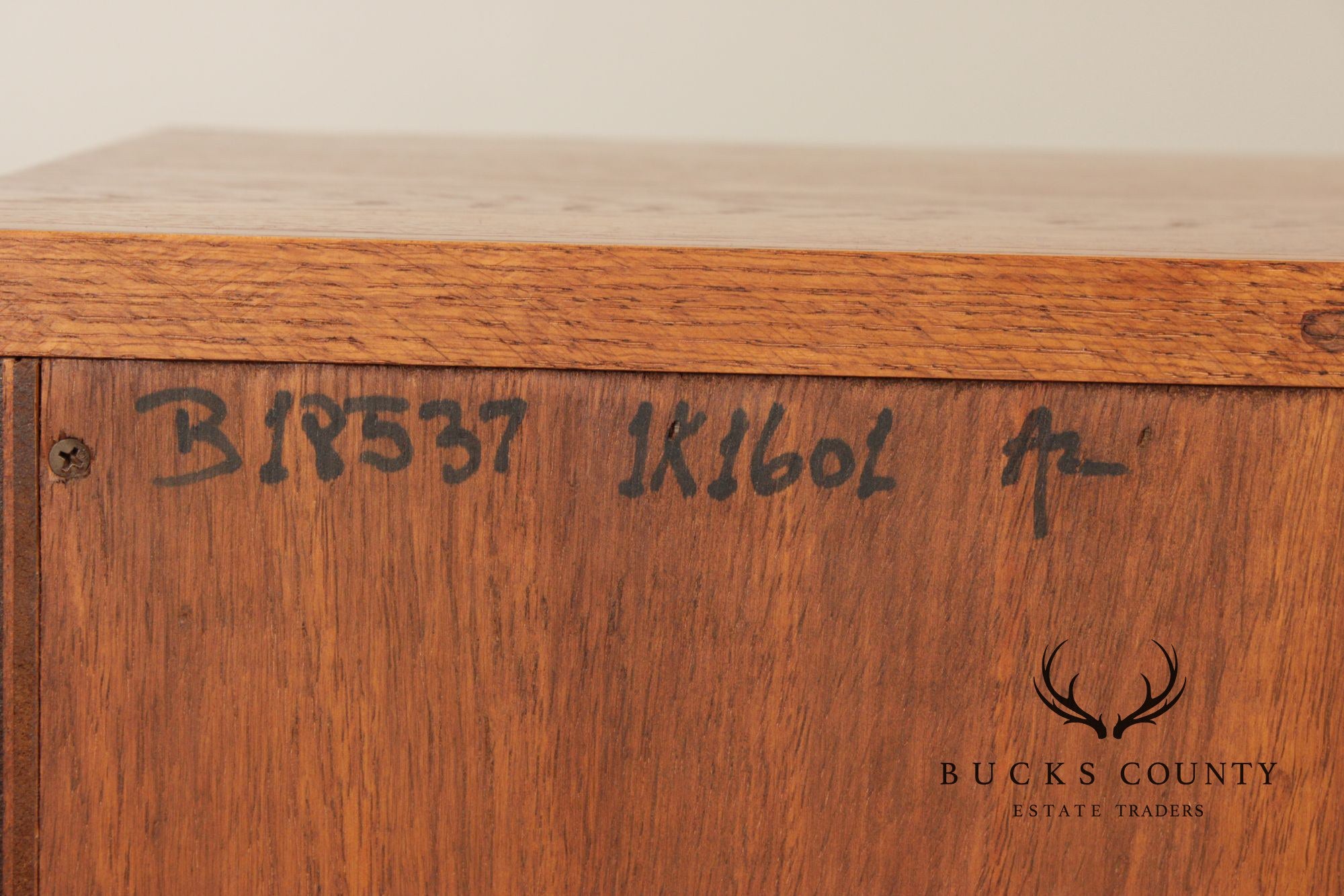 Hunt Country Furniture Pair of Oak Three-Drawer Nightstands