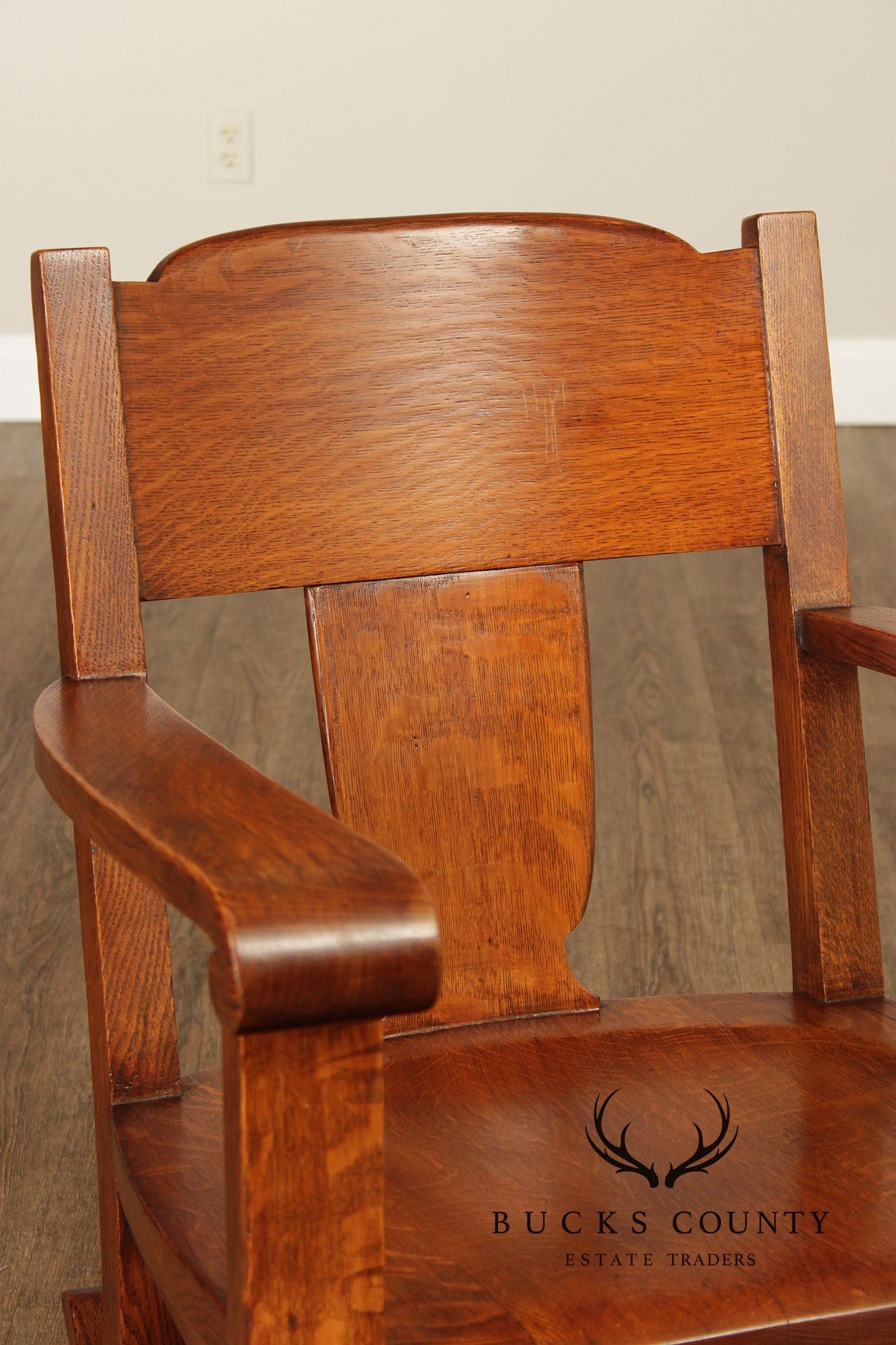 Antique Mission Oak Rocking Chair