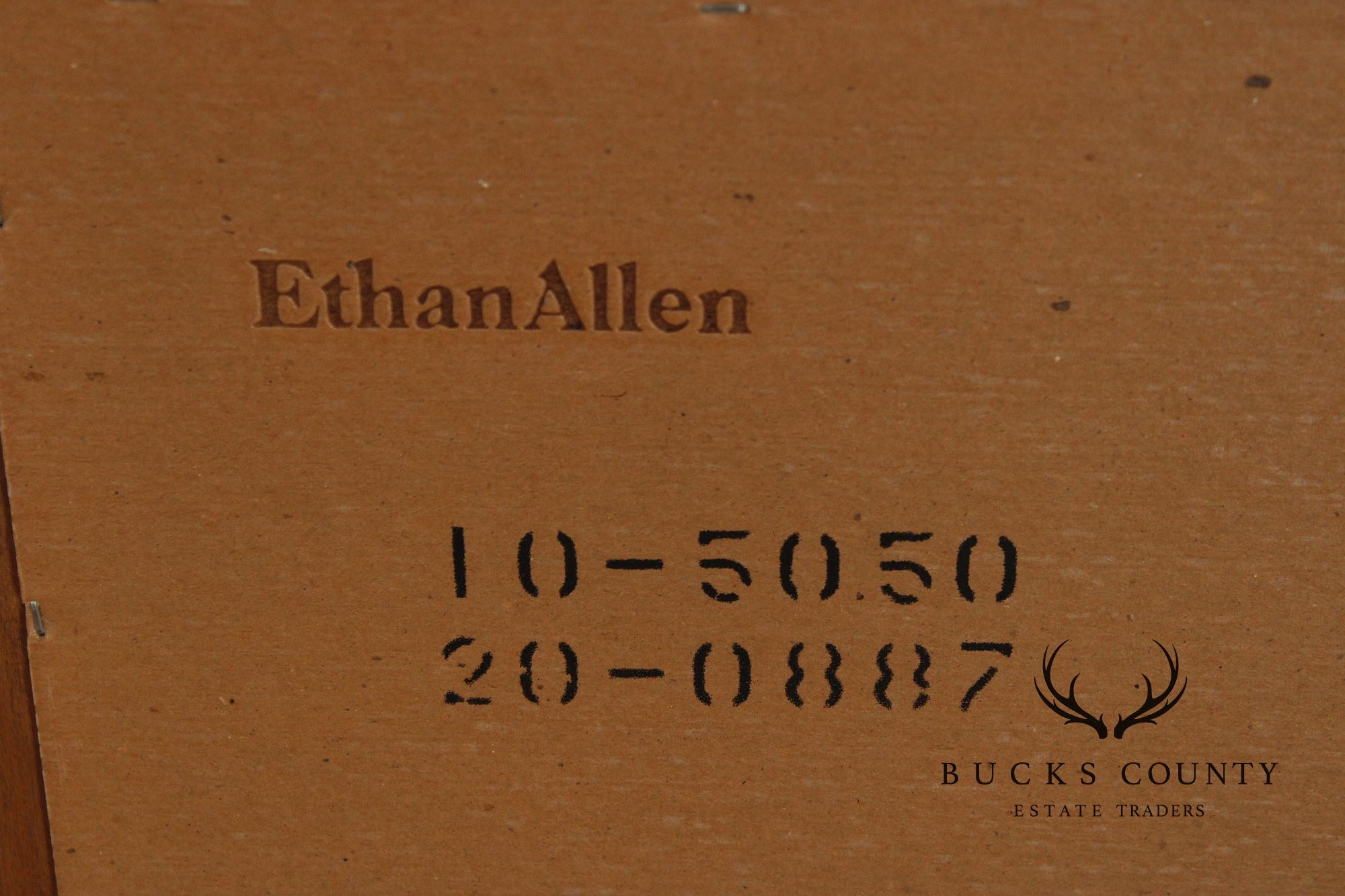 Ethan Allen Heirloom Nutmeg Maple Wall Mirror