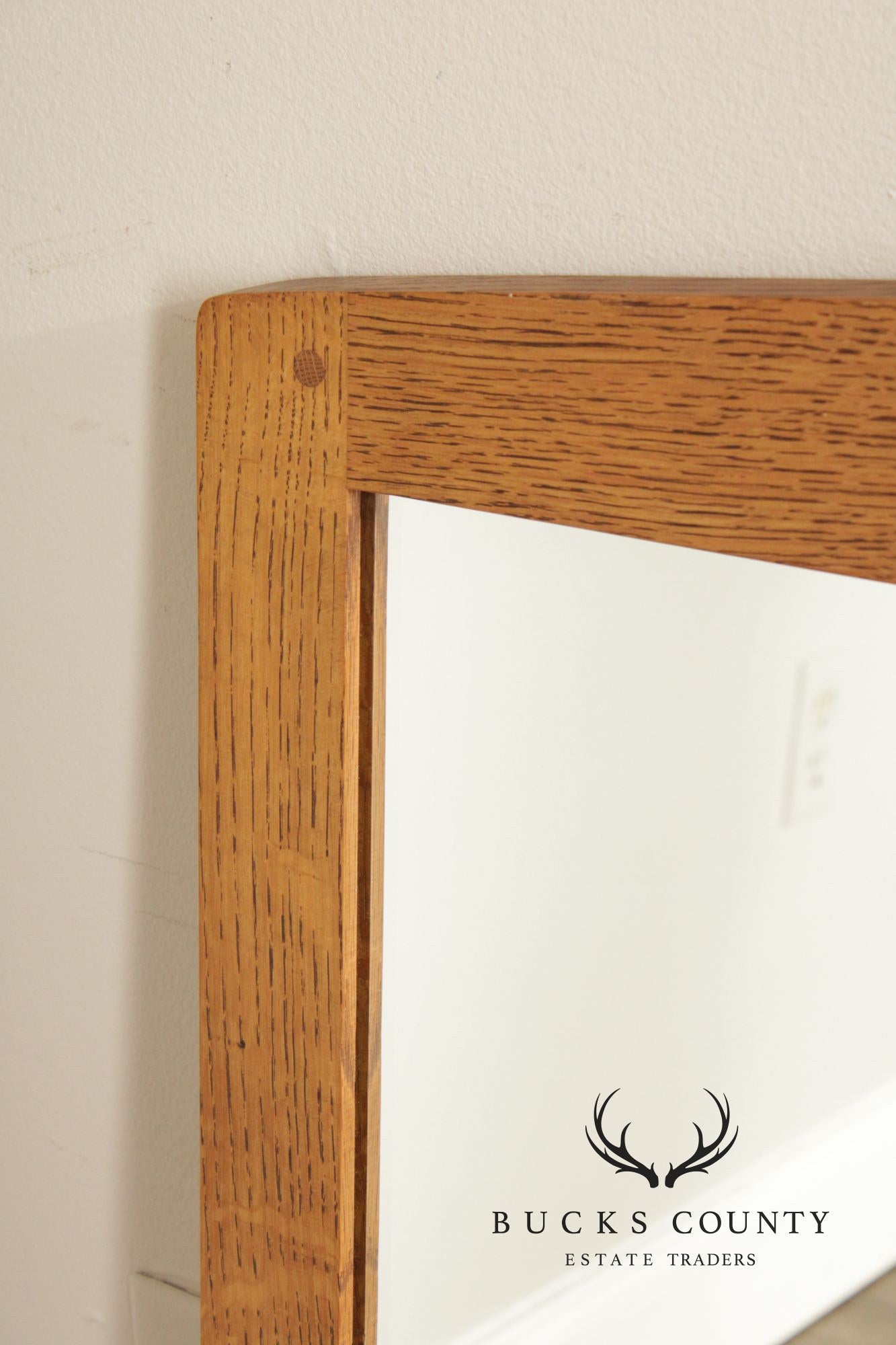 Stickley Mission Collection Oak Frame Dresser or Wall Mirror