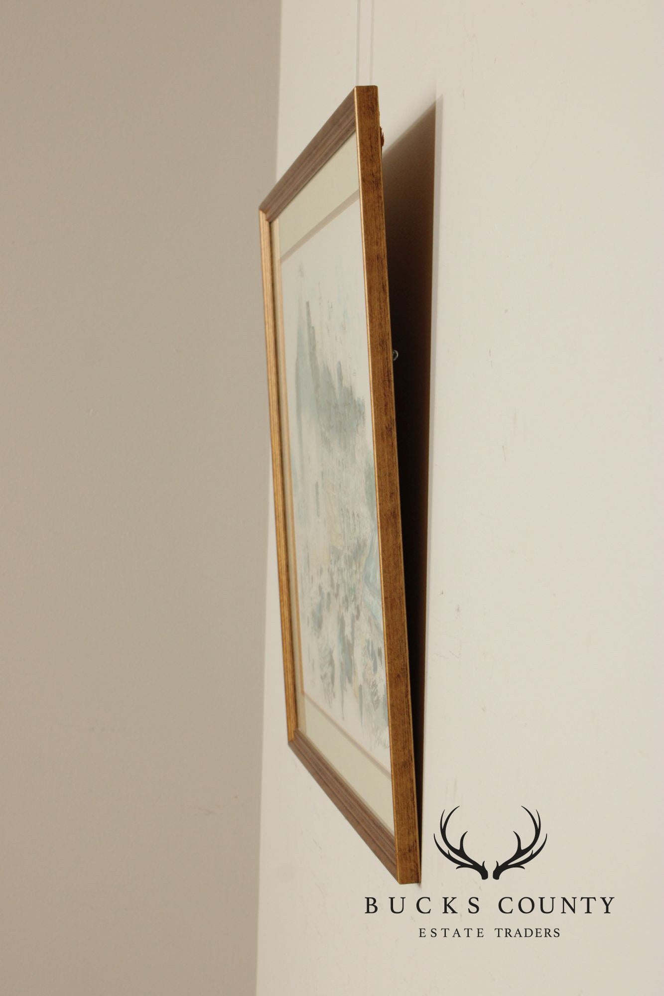 Urbain Huchet Numbered Lithograph, 'Café Des Amis'