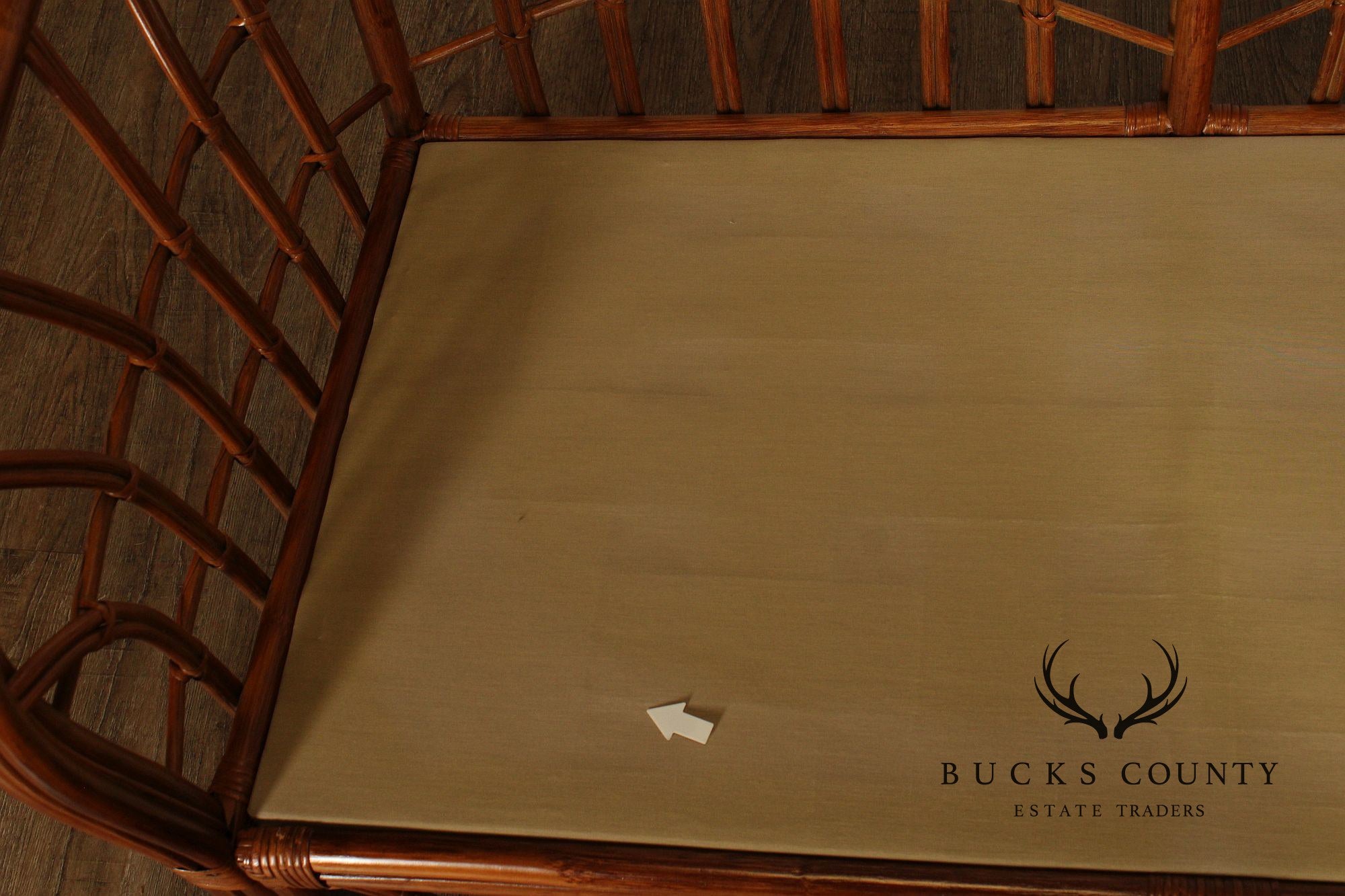 South Sea 'New Kauai' Rattan Loveseat With Sunbrella Cushions