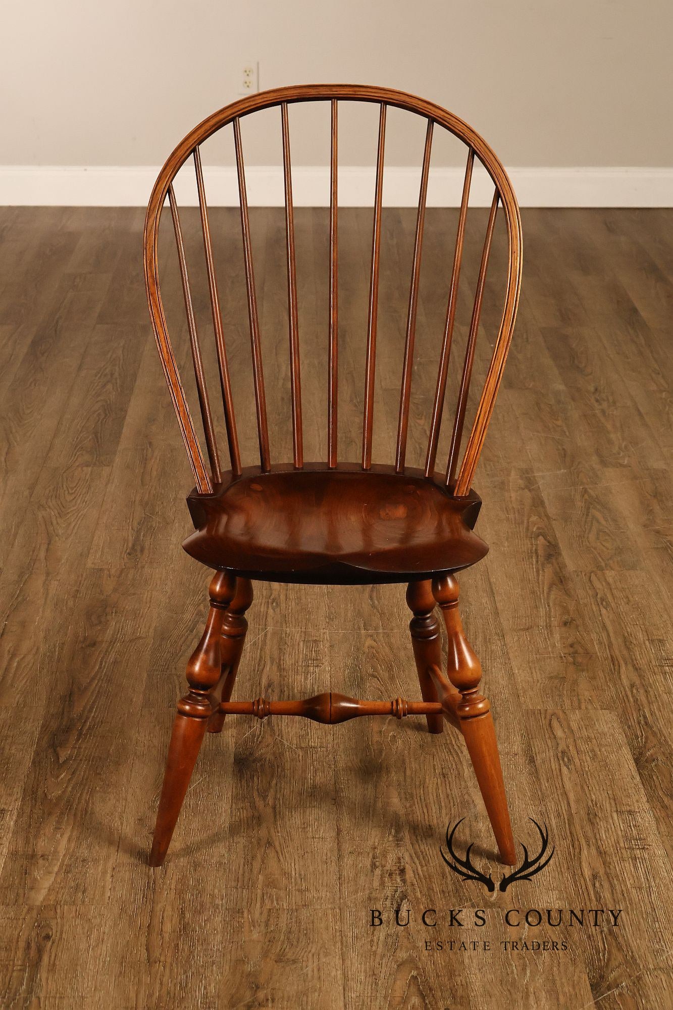 Warren Chairs Works Set of Ten Windsor Dining Chairs