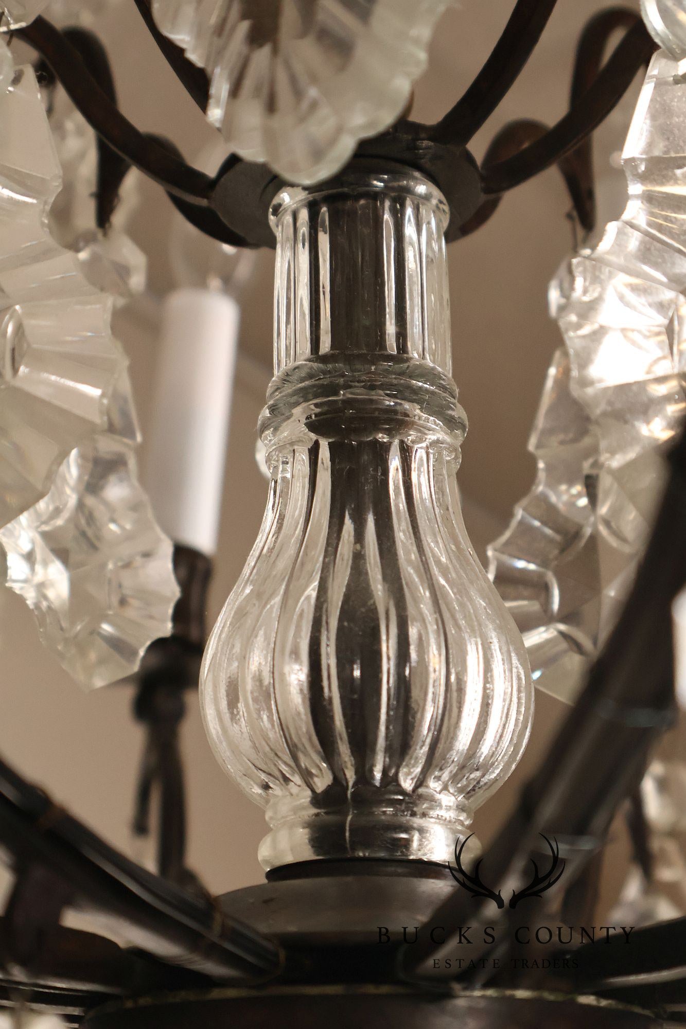 Versailles Style Crystal And Bronze Chandelier
