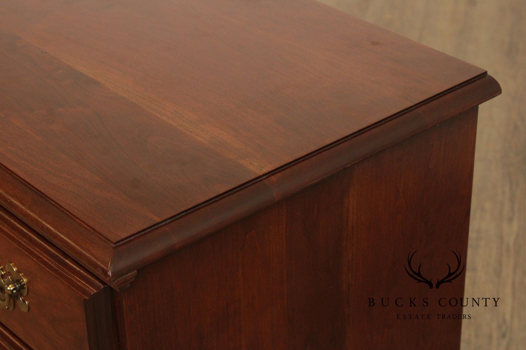 Vintage Chippendale Style Cherry Dresser
