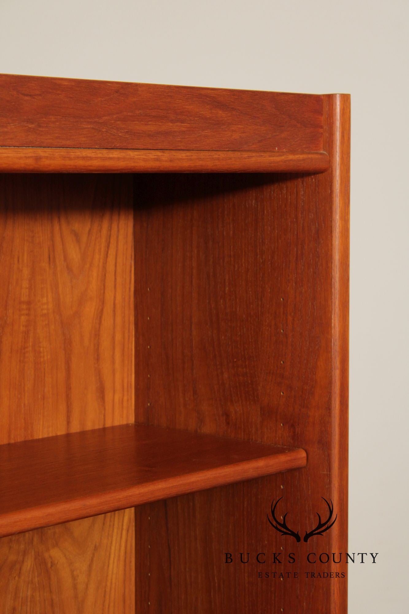 Danish Modern Pair of Teak Open Bookcases