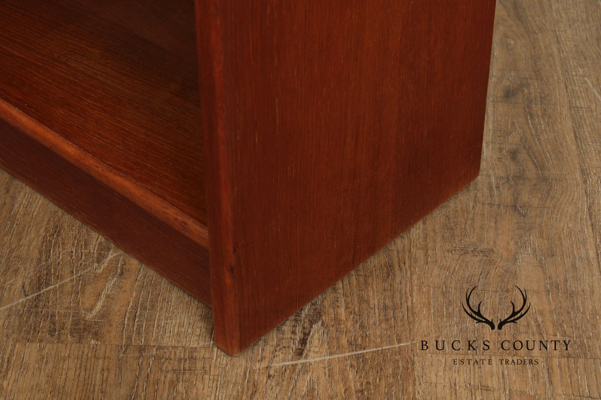 Danish Modern Pair of Teak Open Bookcases