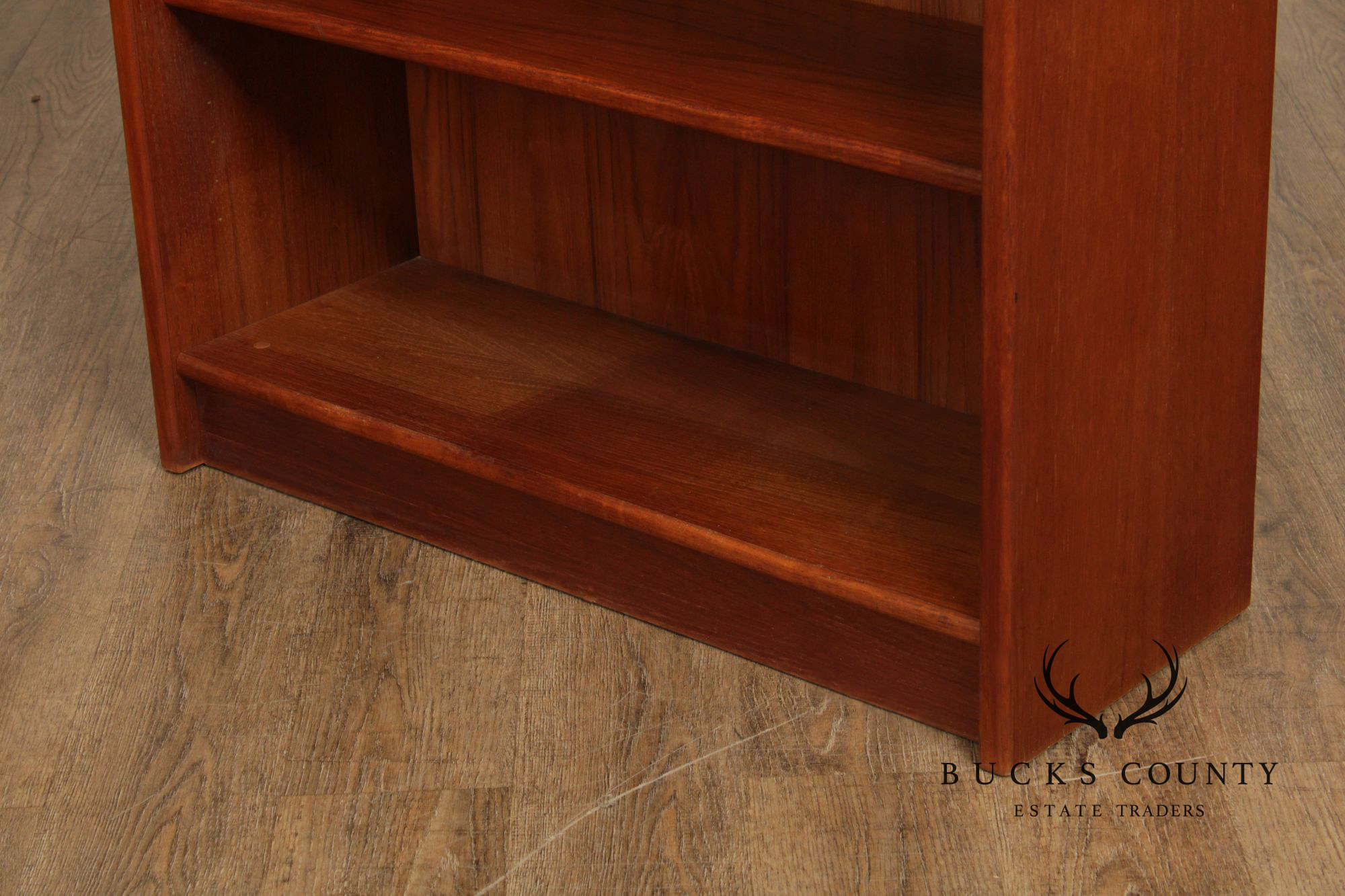 Danish Modern Pair of Teak Open Bookcases