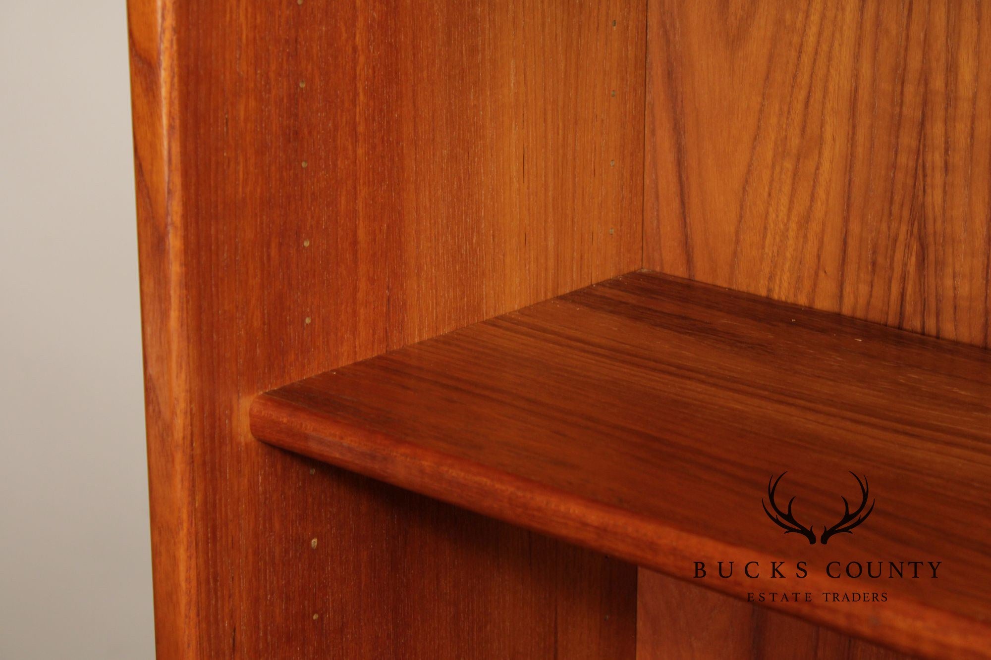 Danish Modern Pair of Teak Open Bookcases