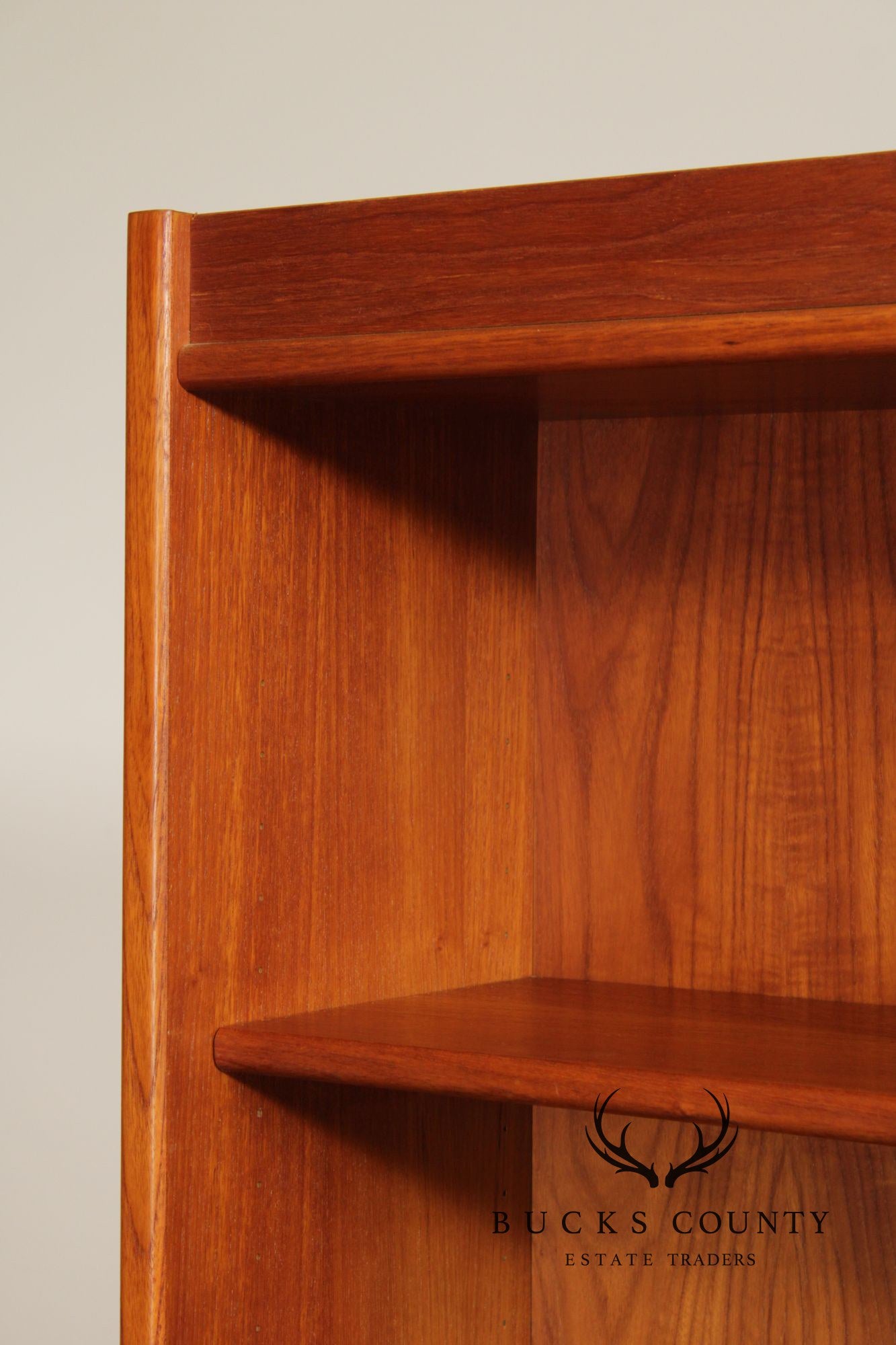 Danish Modern Pair of Teak Open Bookcases