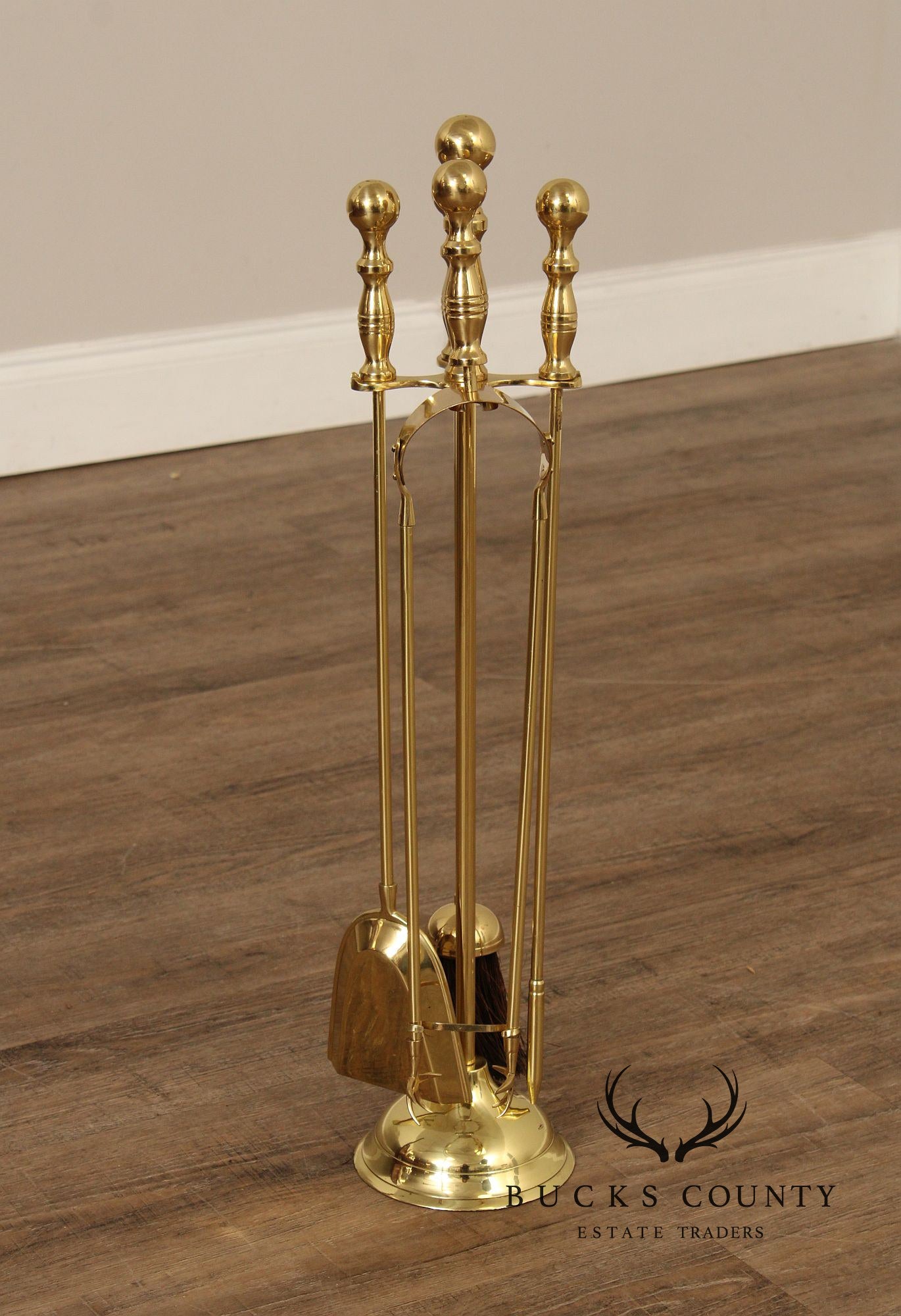 Traditional Brass Fireplace Tools