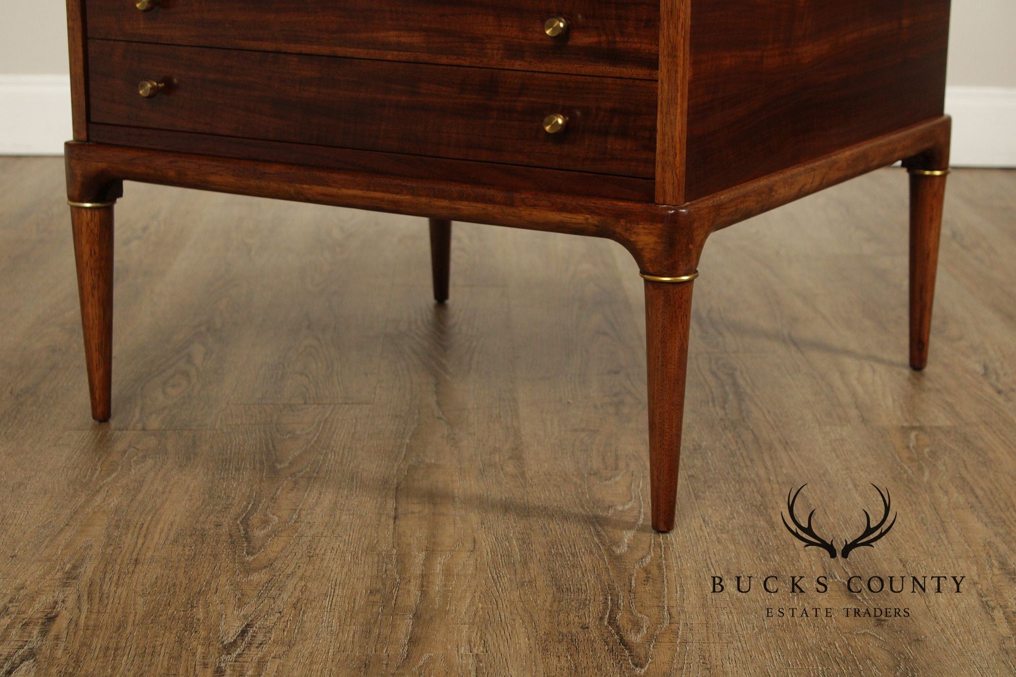 Lane Mid Century Modern Tile Top Walnut Coffee Table