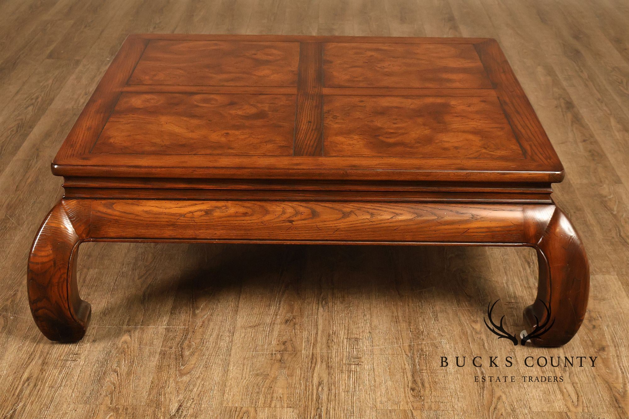 Henredon Artefacts Asian Burlwood Ming Style Coffee Table
