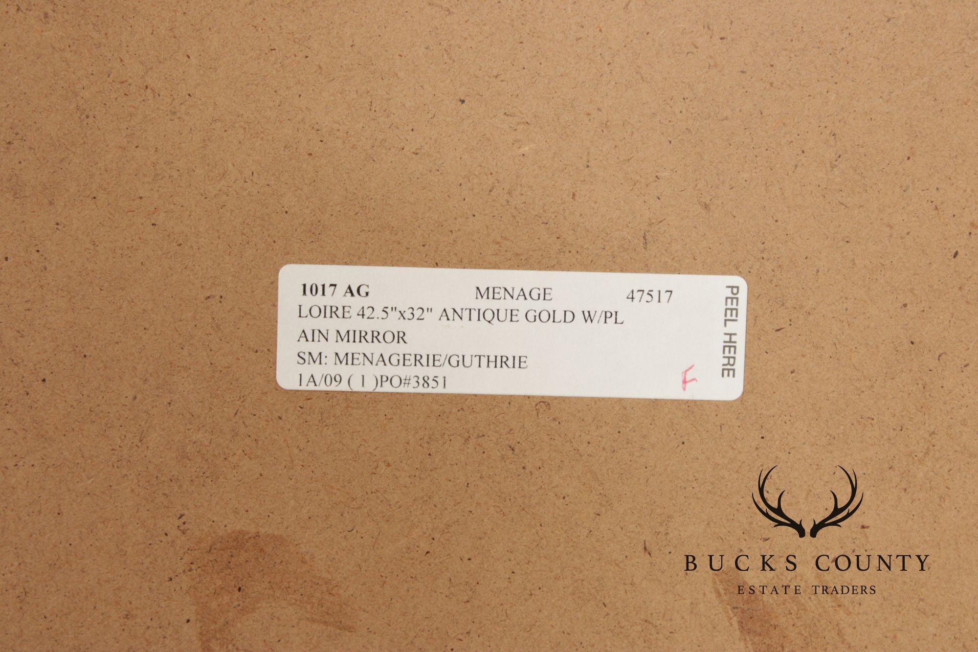 Hollywood Regency Style Scrollwork Wall Mirror