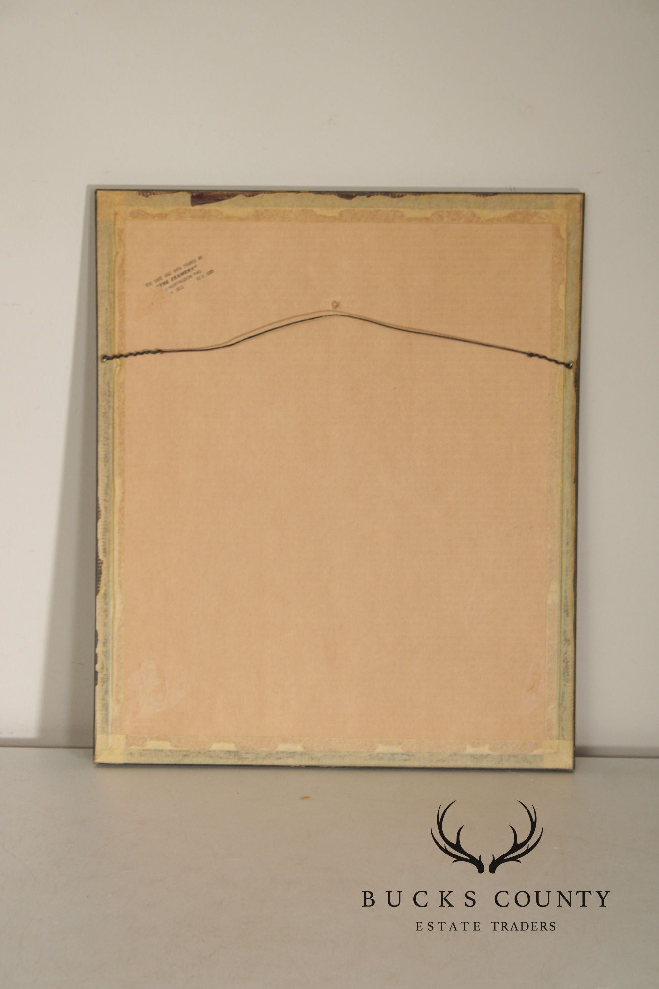 W. Cortland Butterfield Framed Drawing, Children in a Wood