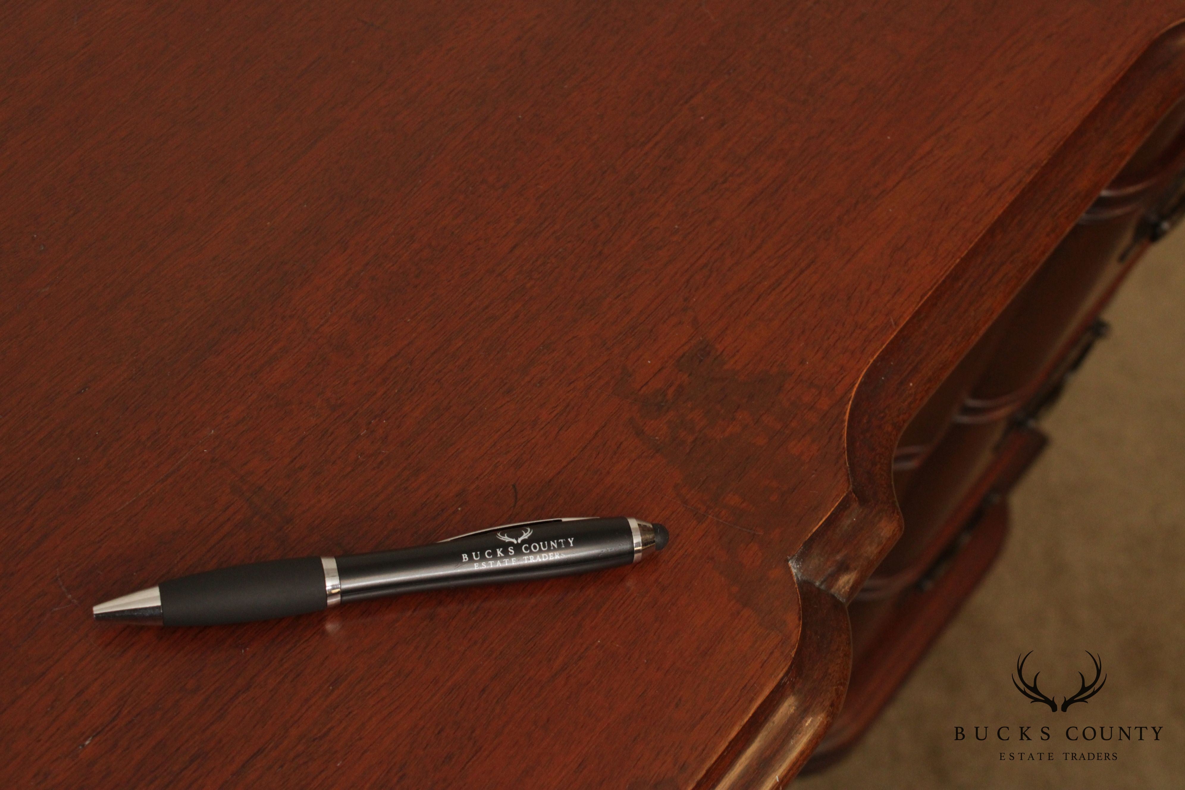 Colonial Mfg. Co. Edison Institute Museum Reproduction Chippendale Mahogany Block Front Chest