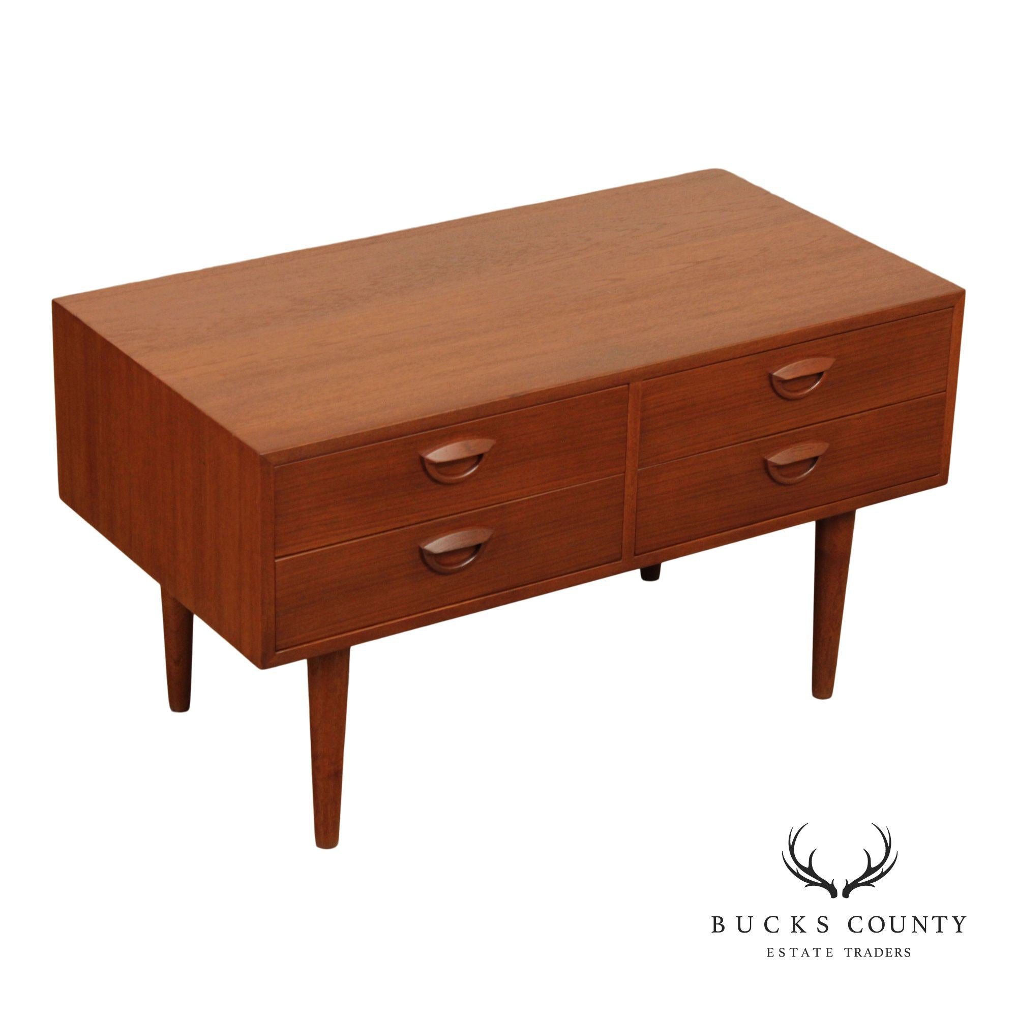 Kai Kristiansen Danish Modern Teak Low Chest