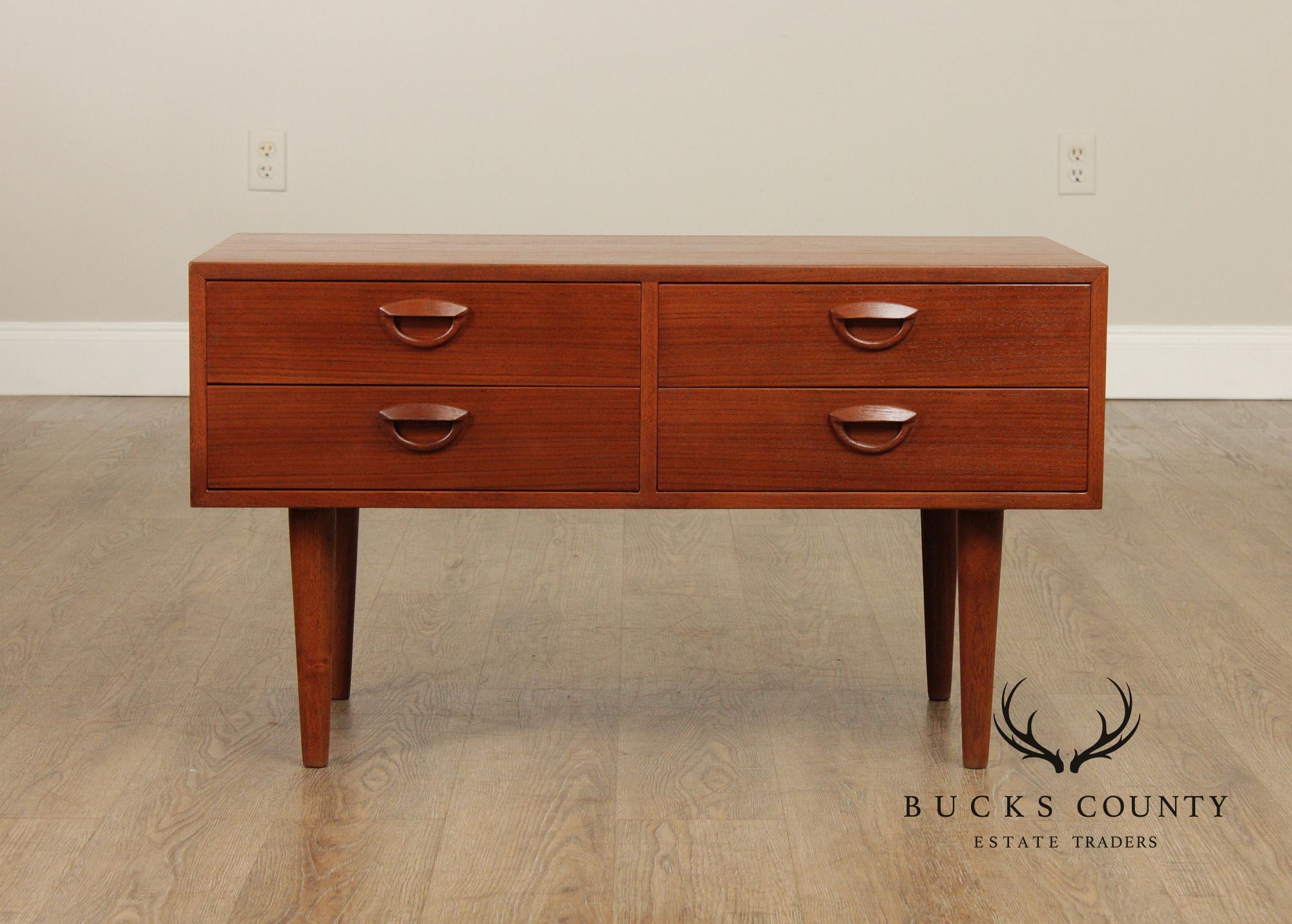 Kai Kristiansen Danish Modern Teak Low Chest