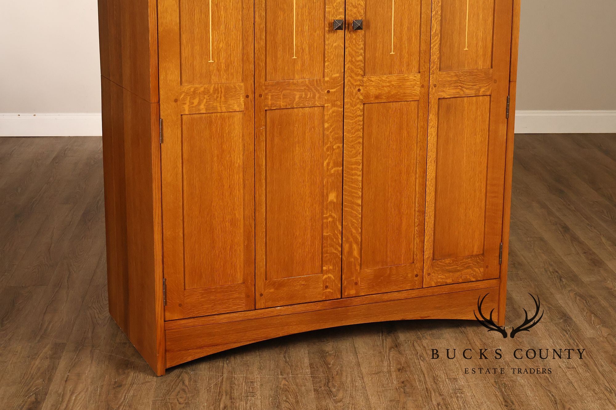 Stickley Harvey Ellis Oak Storage Or Entertainment Armoire