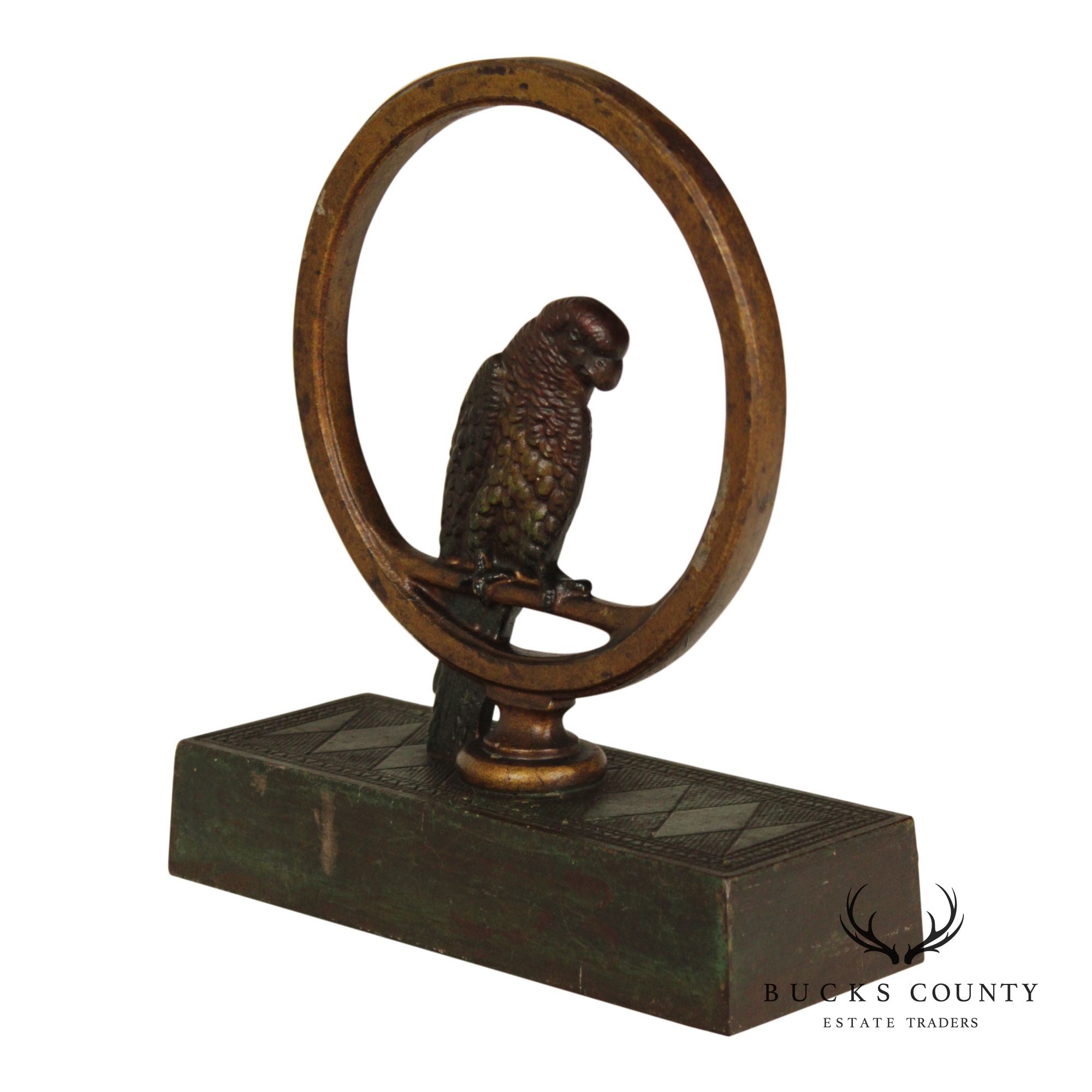 Bradley & Hubbard Art Deco Cast Iron Door Stop