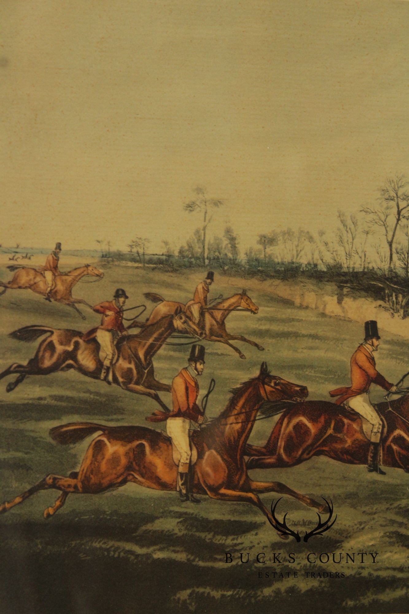 Henry Thomas Alken Vintage Pair of Framed English Hunt Prints