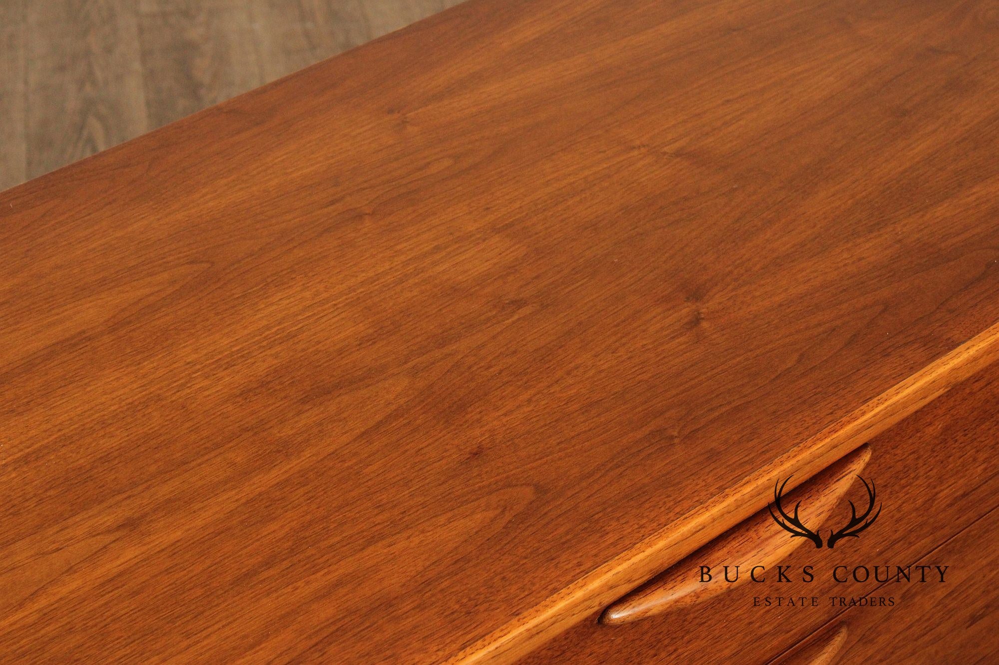 Lane Mid-Century Modern Walnut Credenza Sideboard
