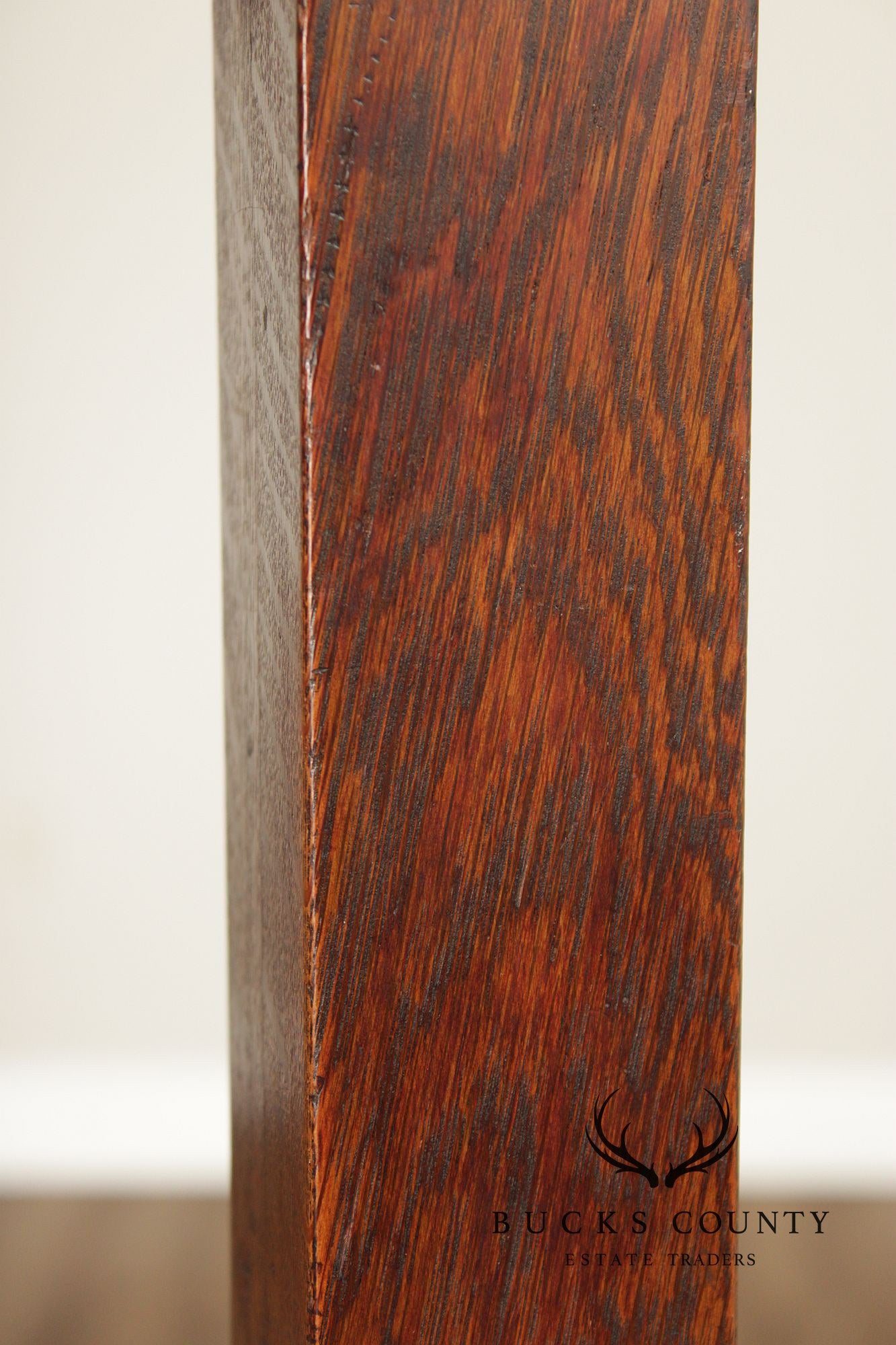 Antique L. & J.G. Stickley Mission Oak Coat Rack Hall Tree