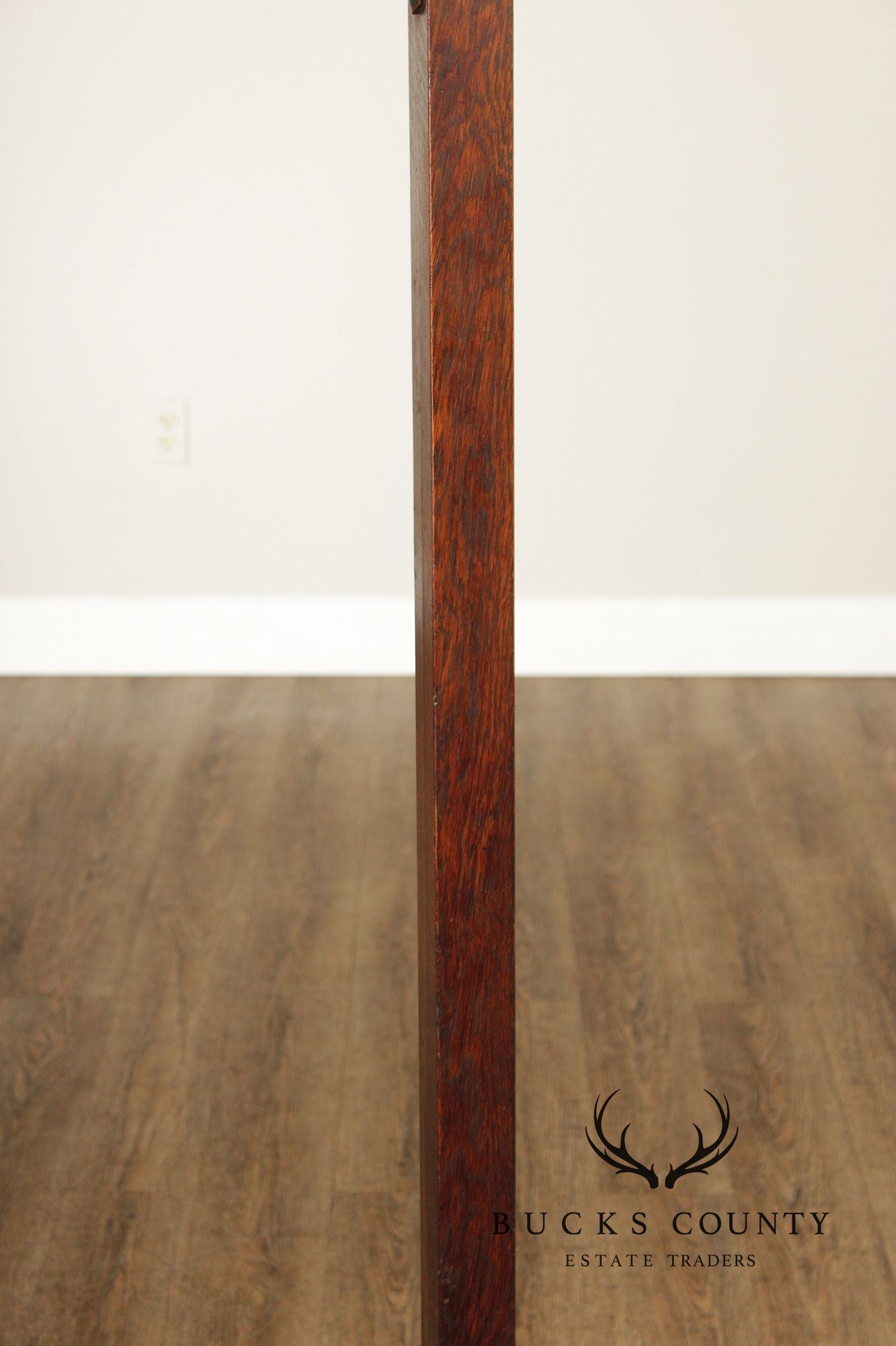 Antique L. & J.G. Stickley Mission Oak Coat Rack Hall Tree