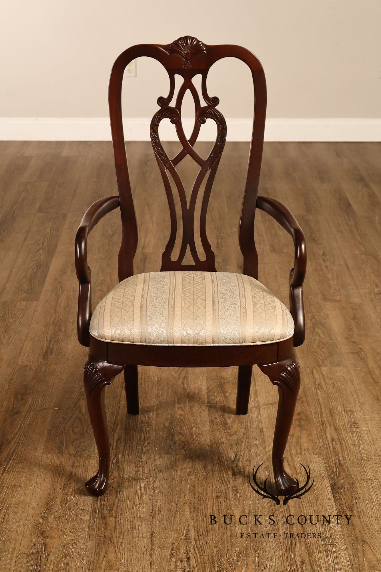 Ethan Allen '18th Century Mahogany' Set of Six Dining Chairs