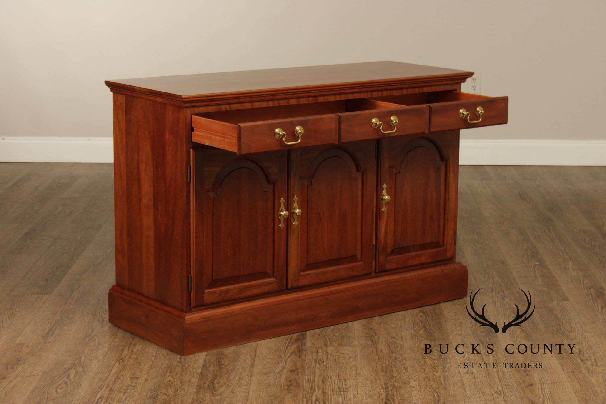 Stickley Traditional Cherry Server Cabinet