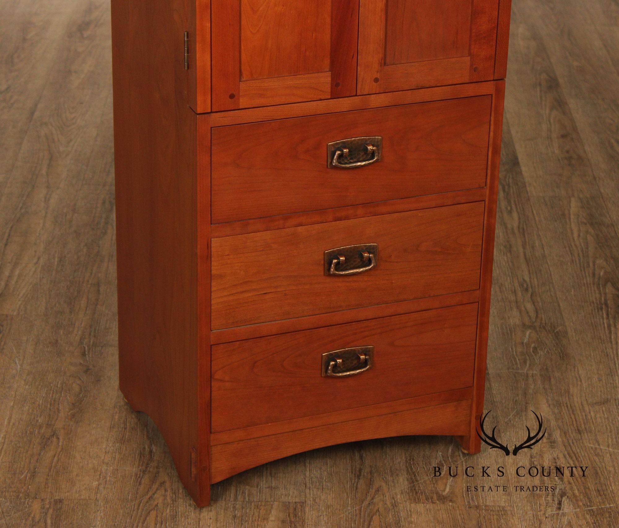 Stickley Mission Collection Cherry Jewelry Chest