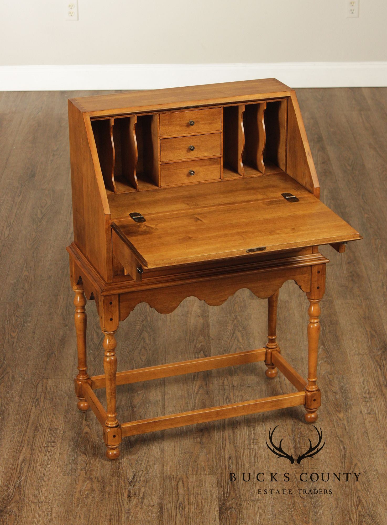 Ethan Allen 'Circa 1776' Maple Slant Front Writing Desk